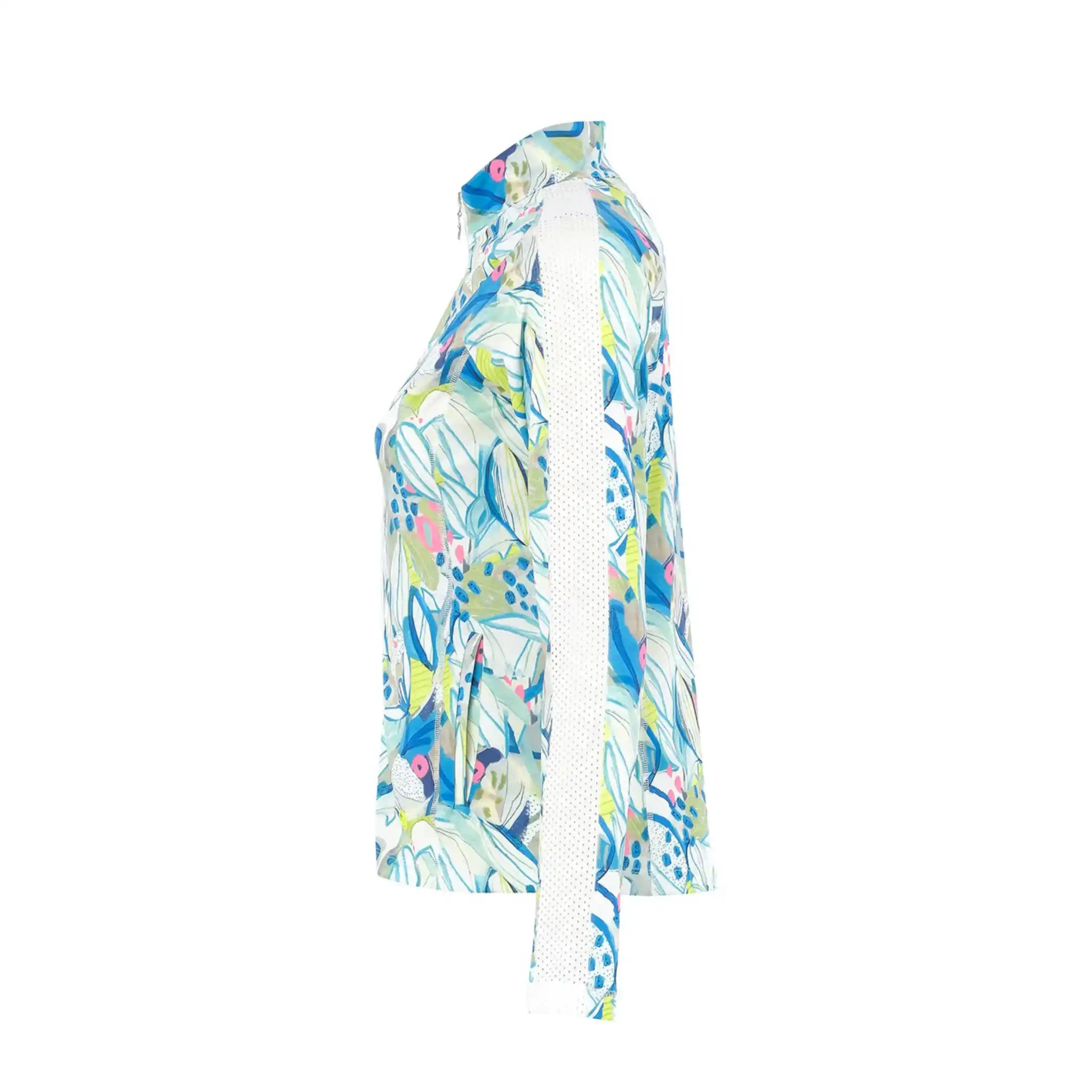 Hint of Spring Long Sleeved Zip Jacket