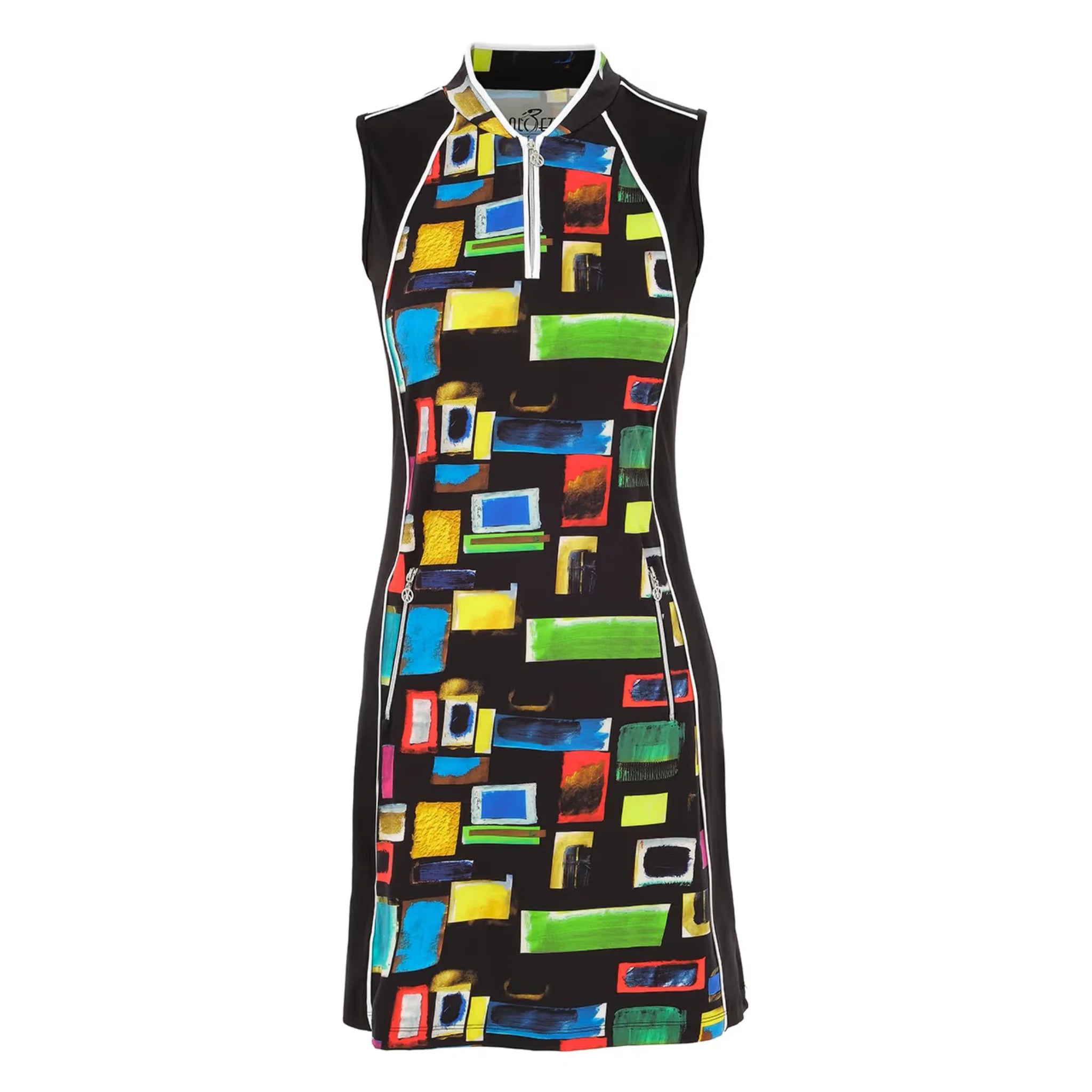 Colourful Windows Sleeveless Dress