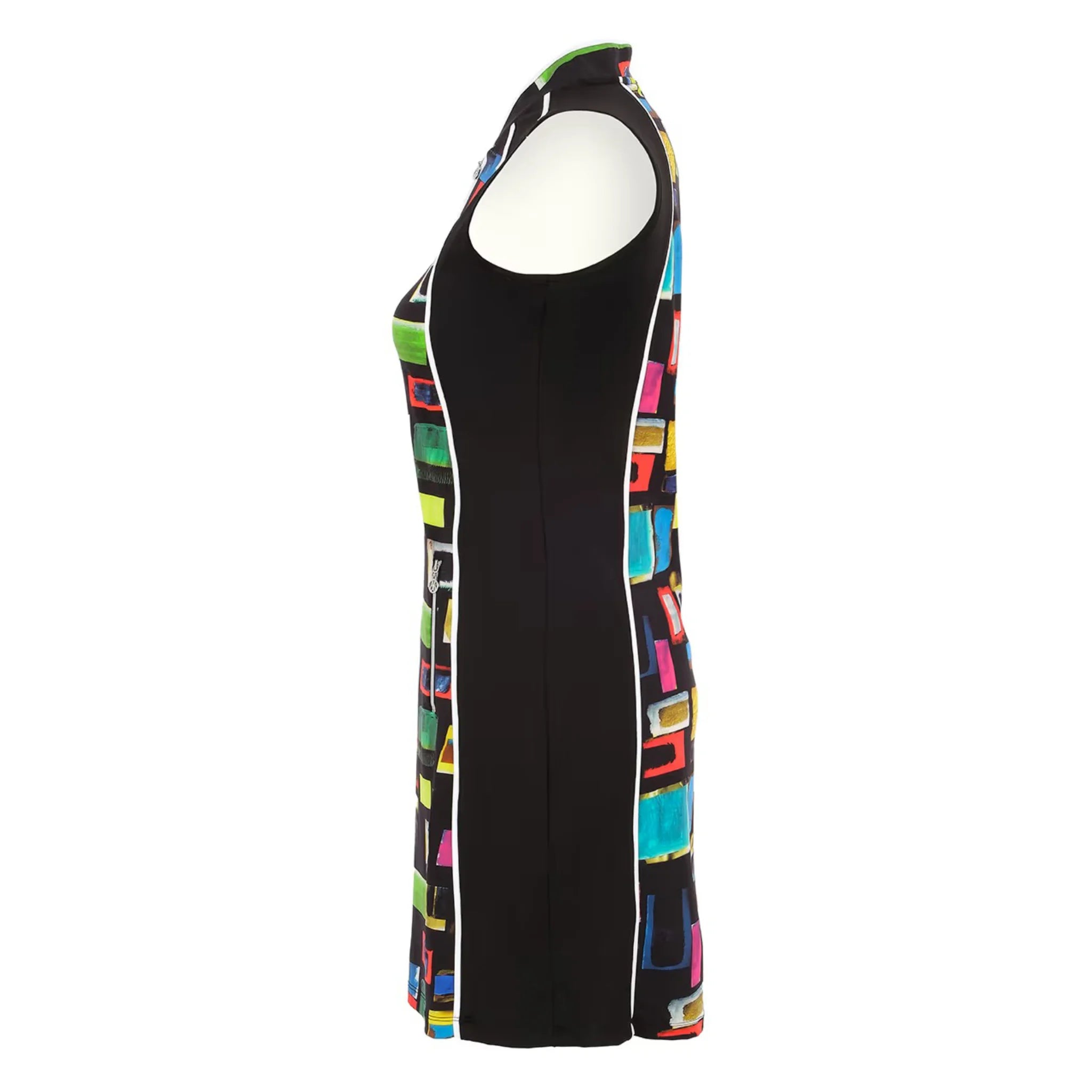 Colourful Windows Sleeveless Dress
