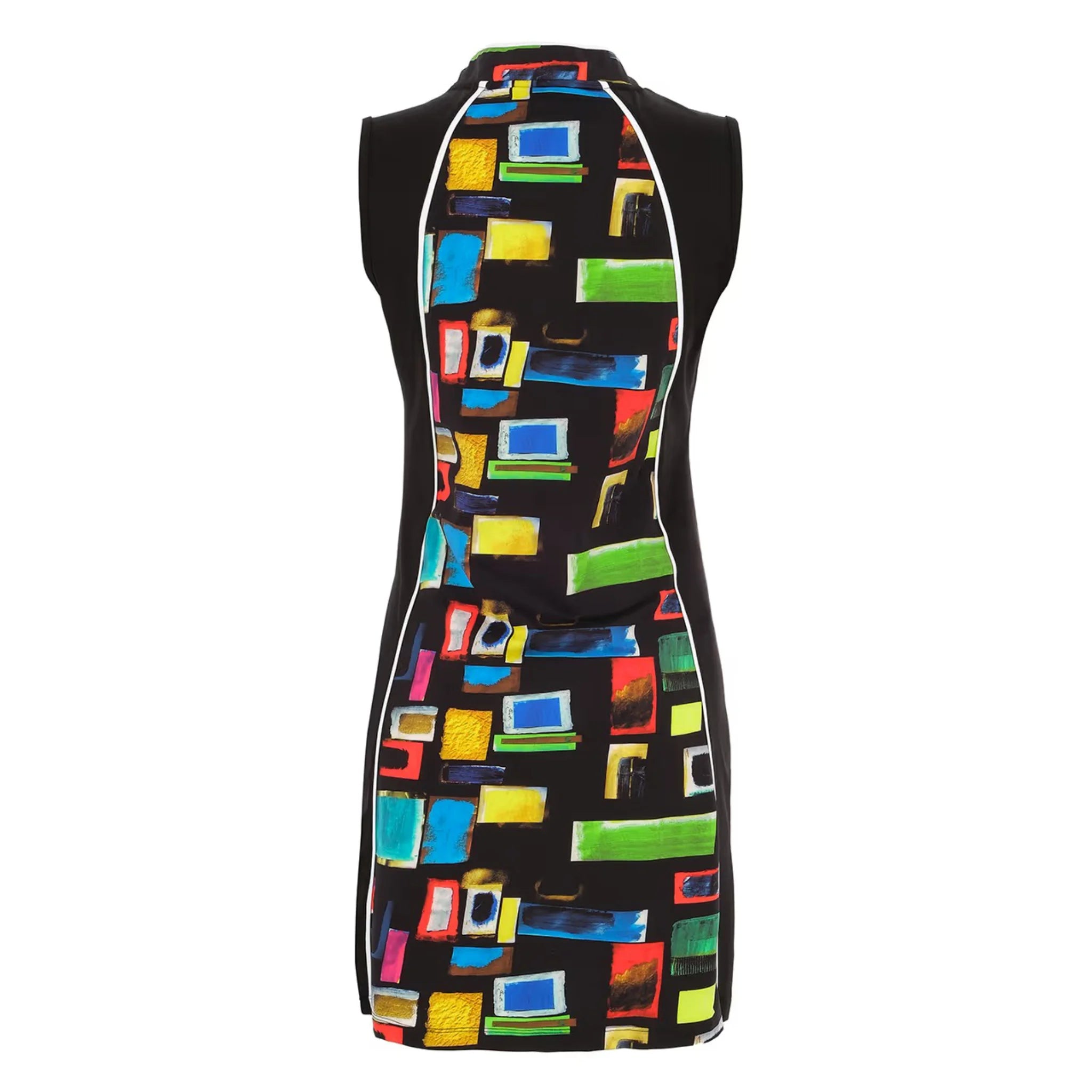 Colourful Windows Sleeveless Dress