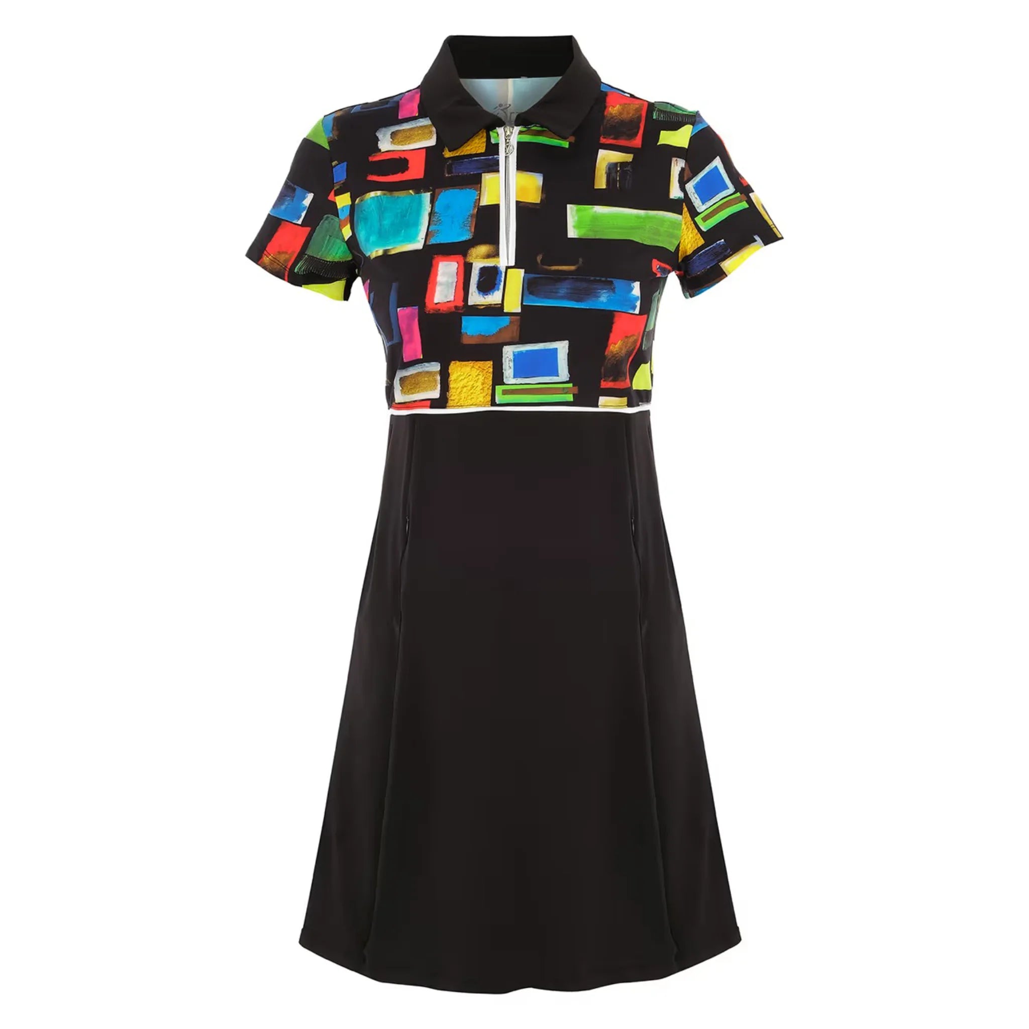 Colourful Windows Short Sleeved Dress