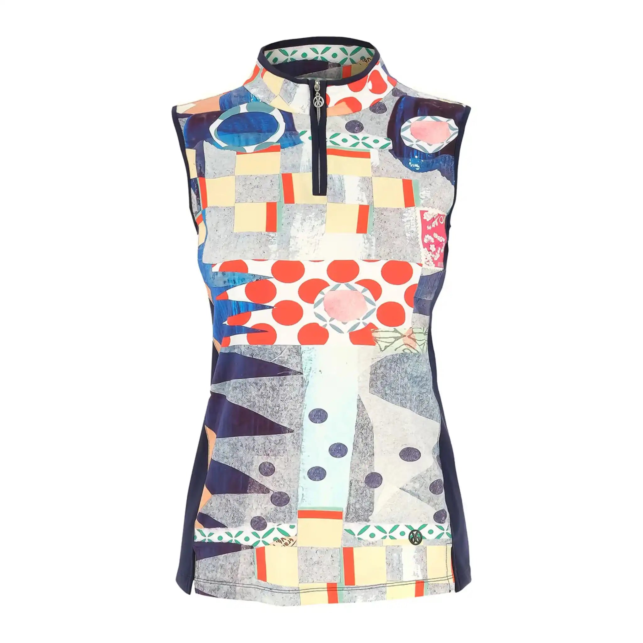 Blue Road Sleeveless Top