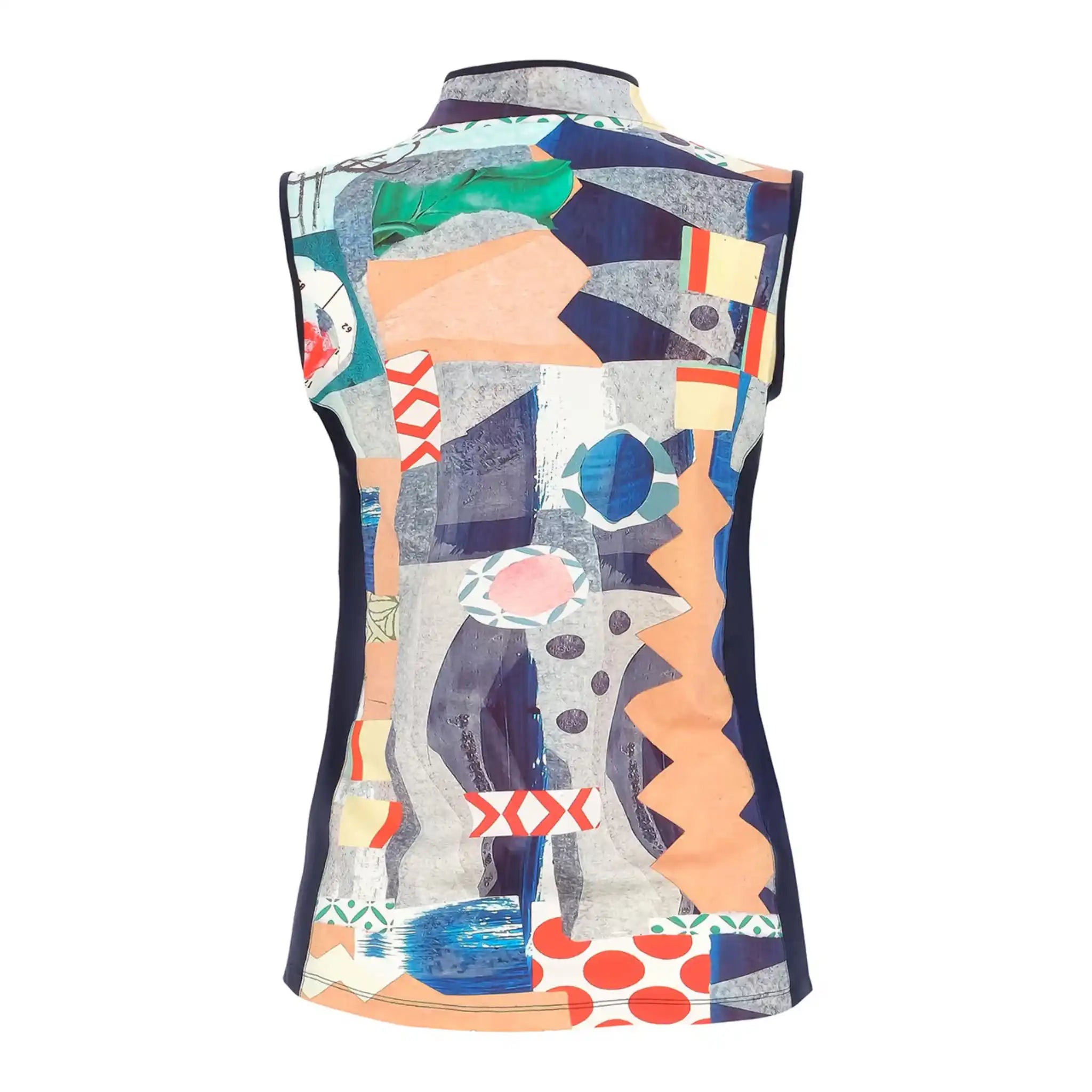 Blue Road Sleeveless Top