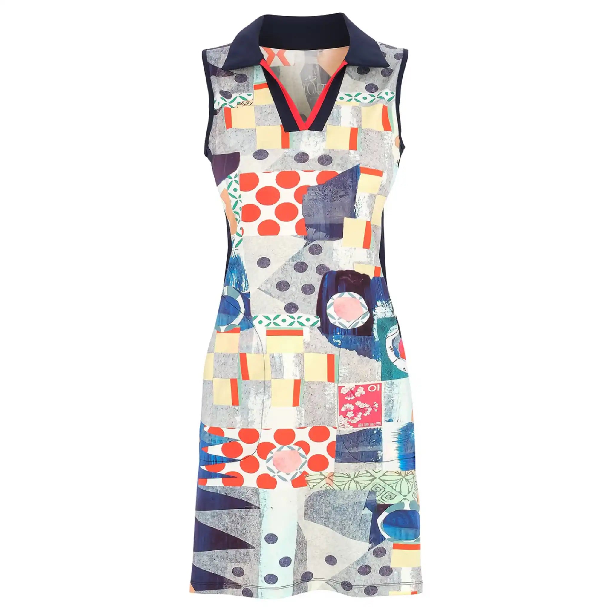 Blue Road Sleeveless Dress