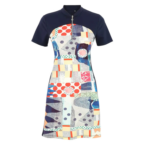 Blue Road Short Sleeved Dress