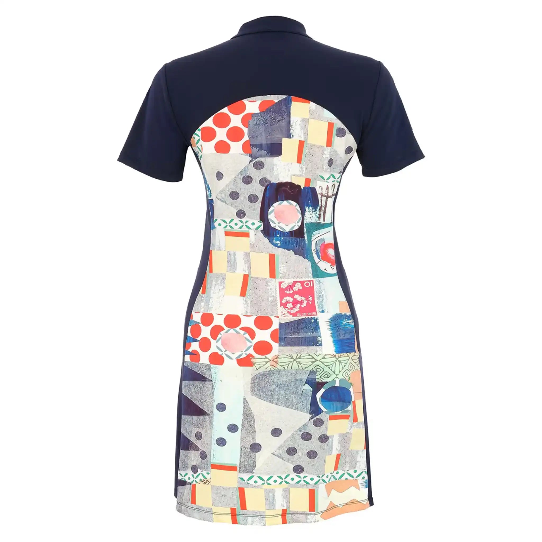 Blue Road Short Sleeved Dress