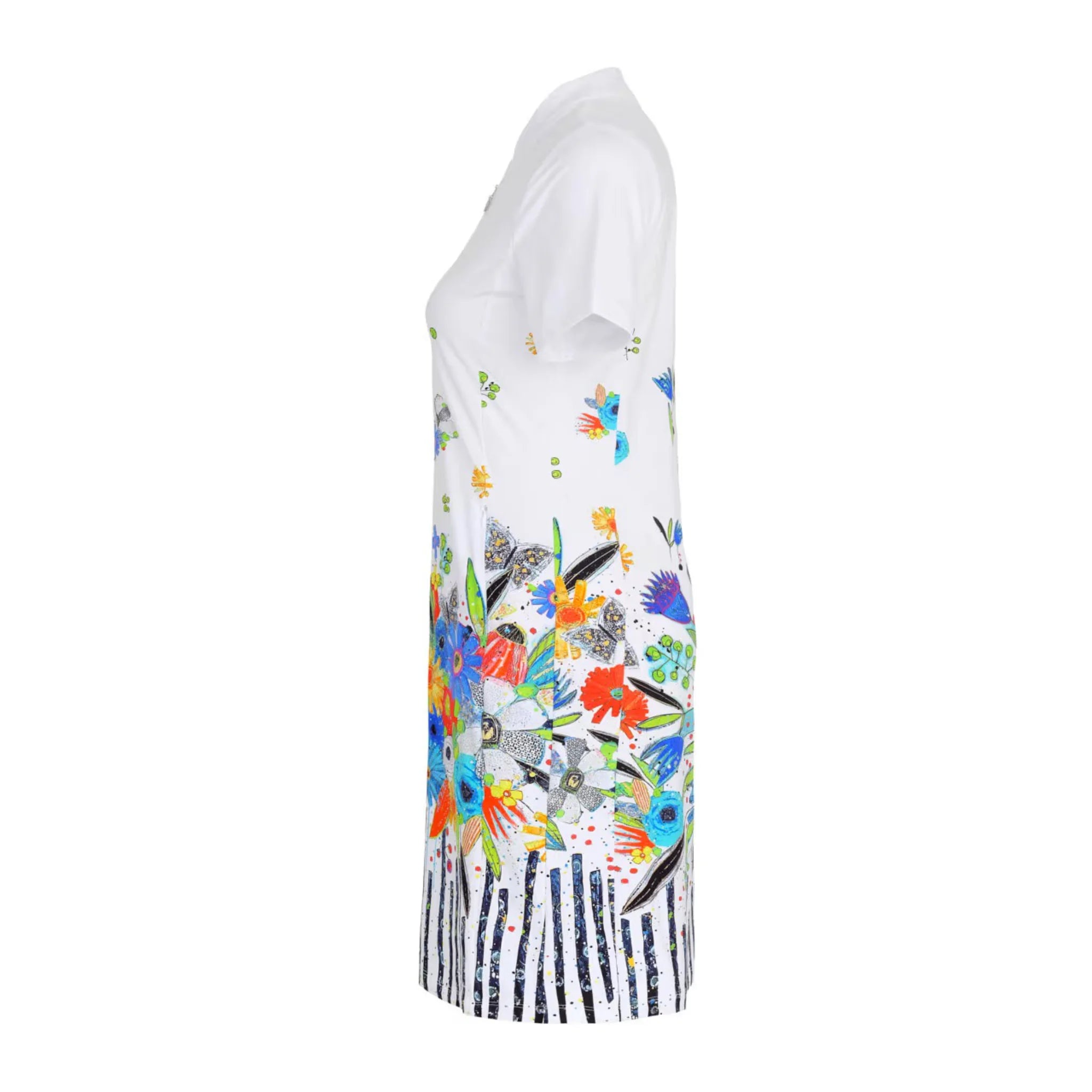 New Bouquet Short Sleeved Dress