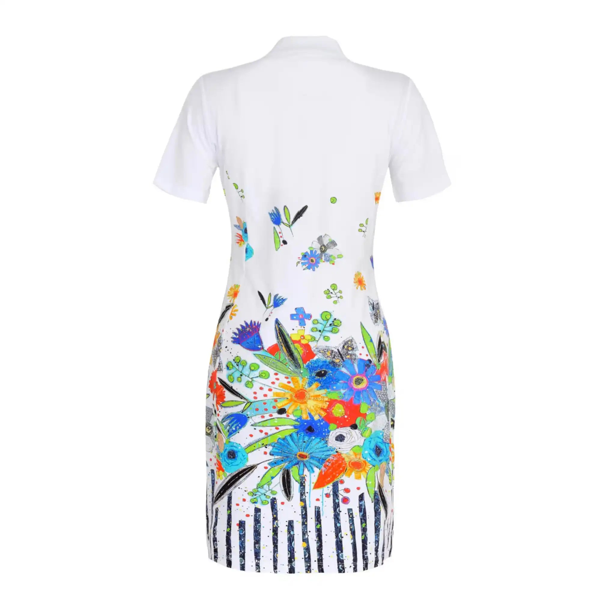 New Bouquet Short Sleeved Dress