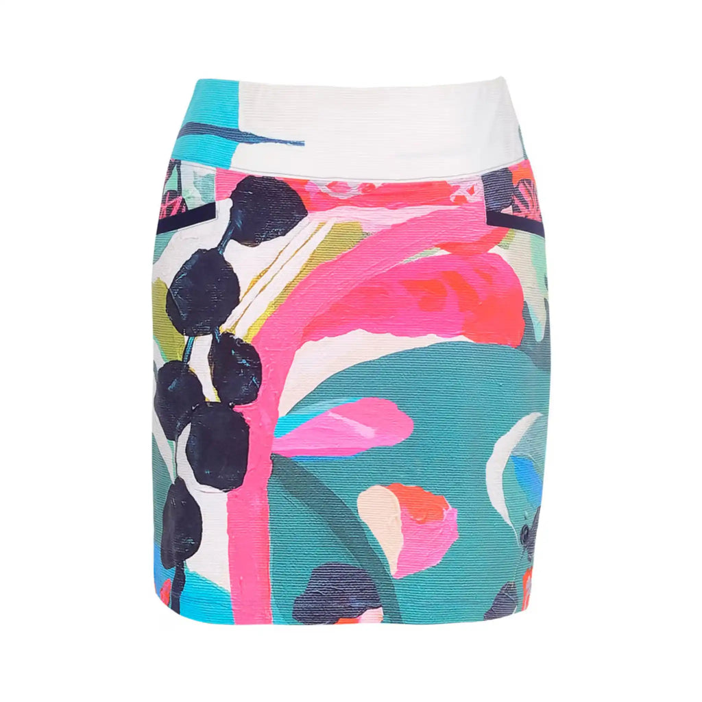 Vibrant Multi-Coloured Rumba Skort