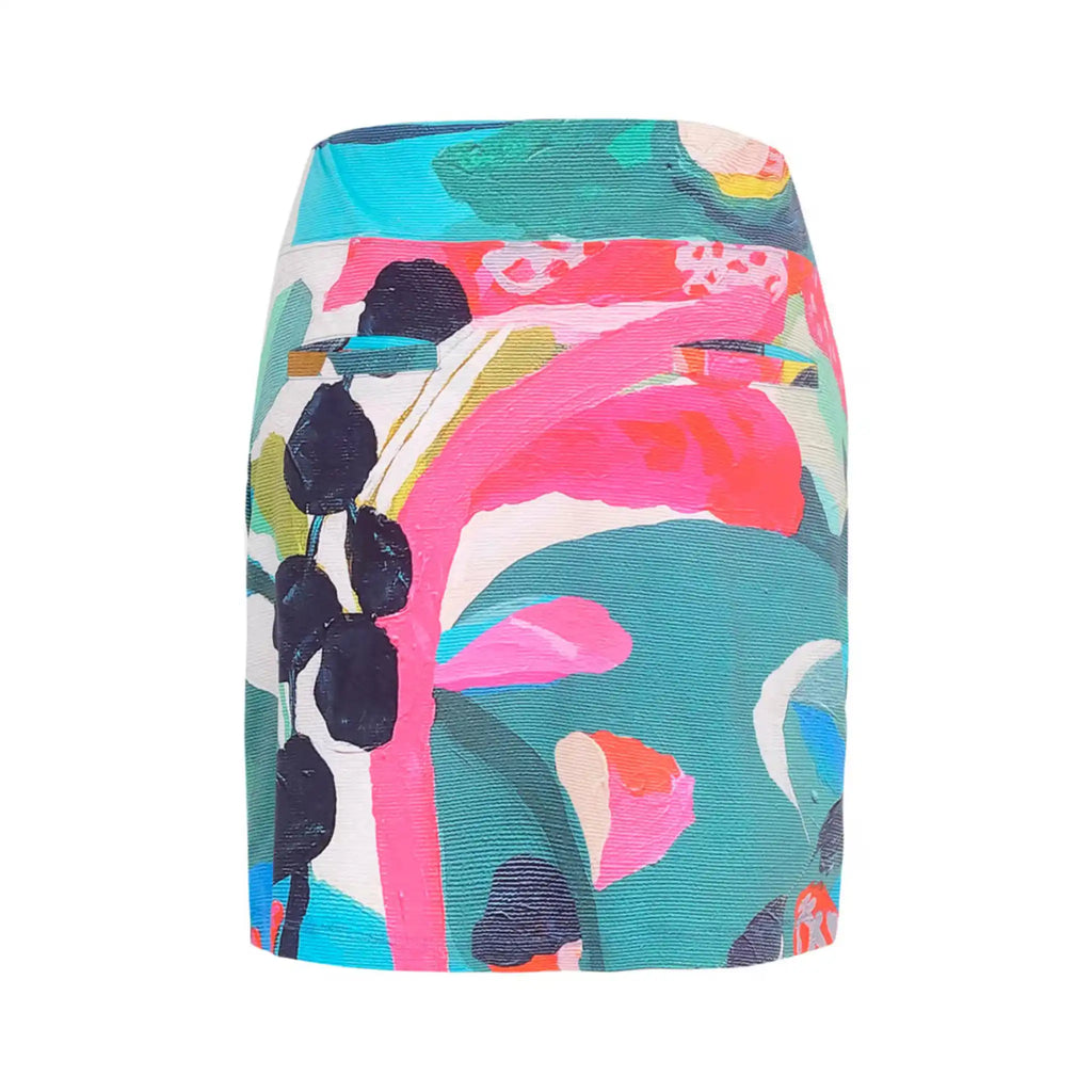 Vibrant Multi-Coloured Rumba Skort