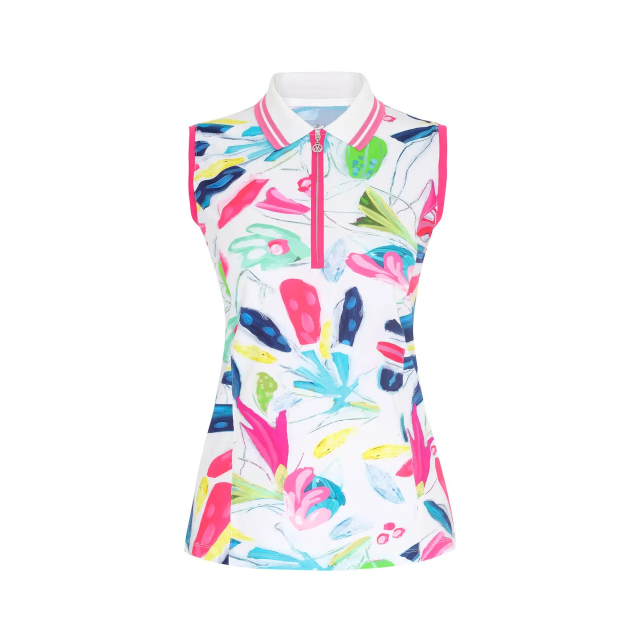 Tropical Trace Sleeveless Top