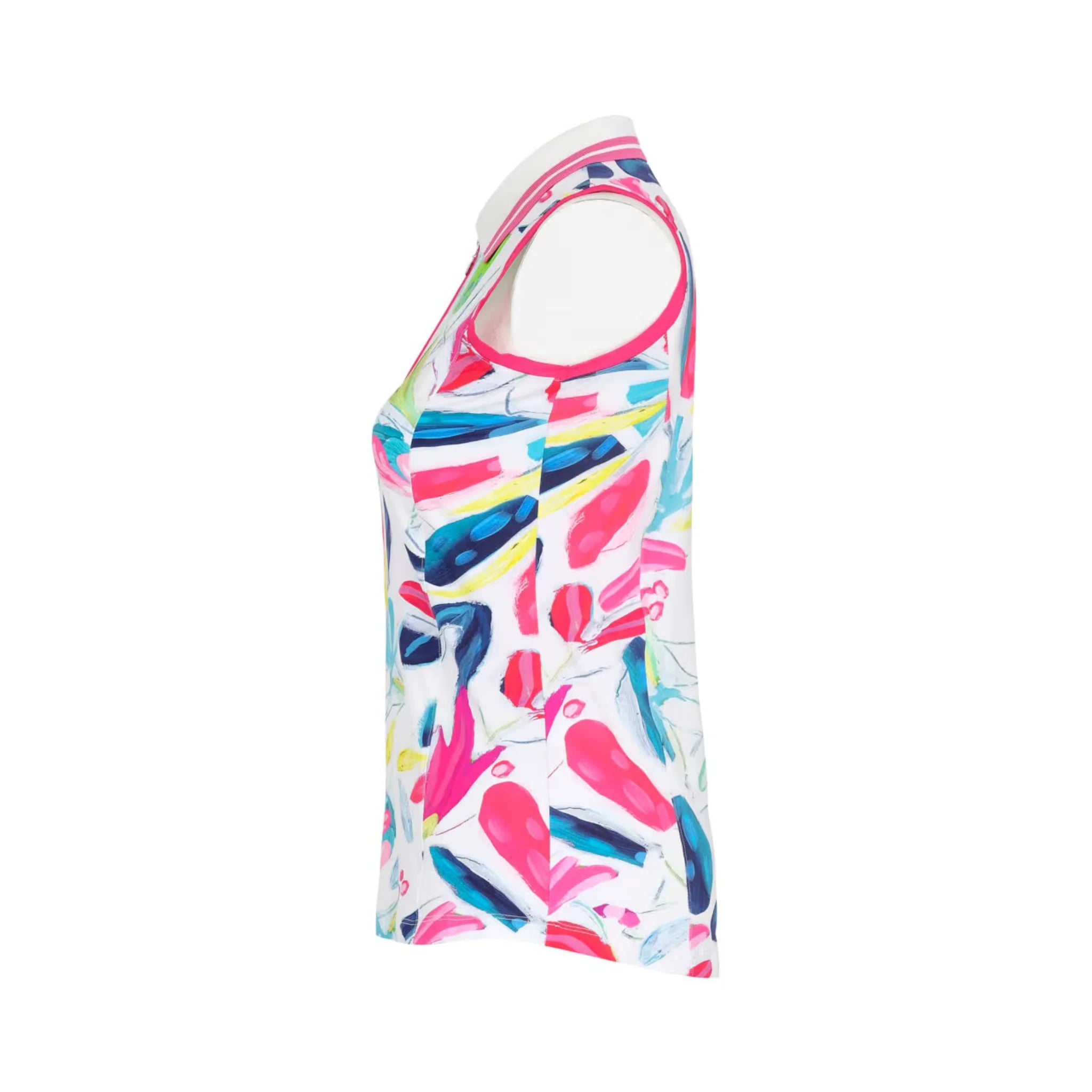 Tropical Trace Sleeveless Top