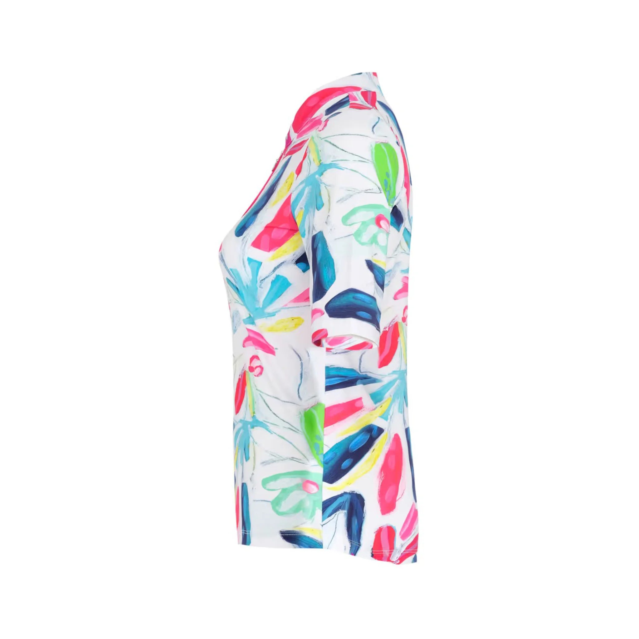 Tropical Trace Short Sleeved Top