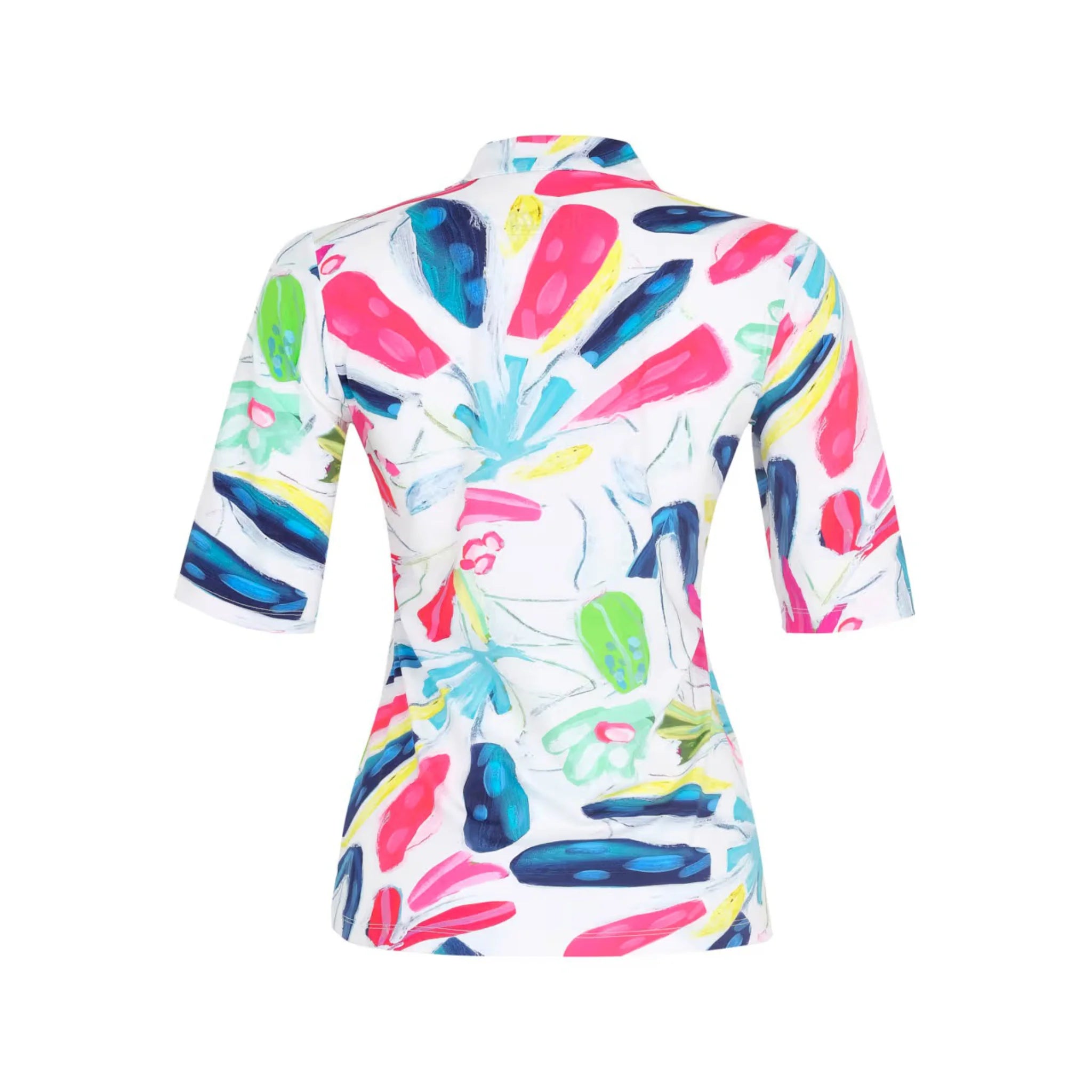 Tropical Trace Short Sleeved Top