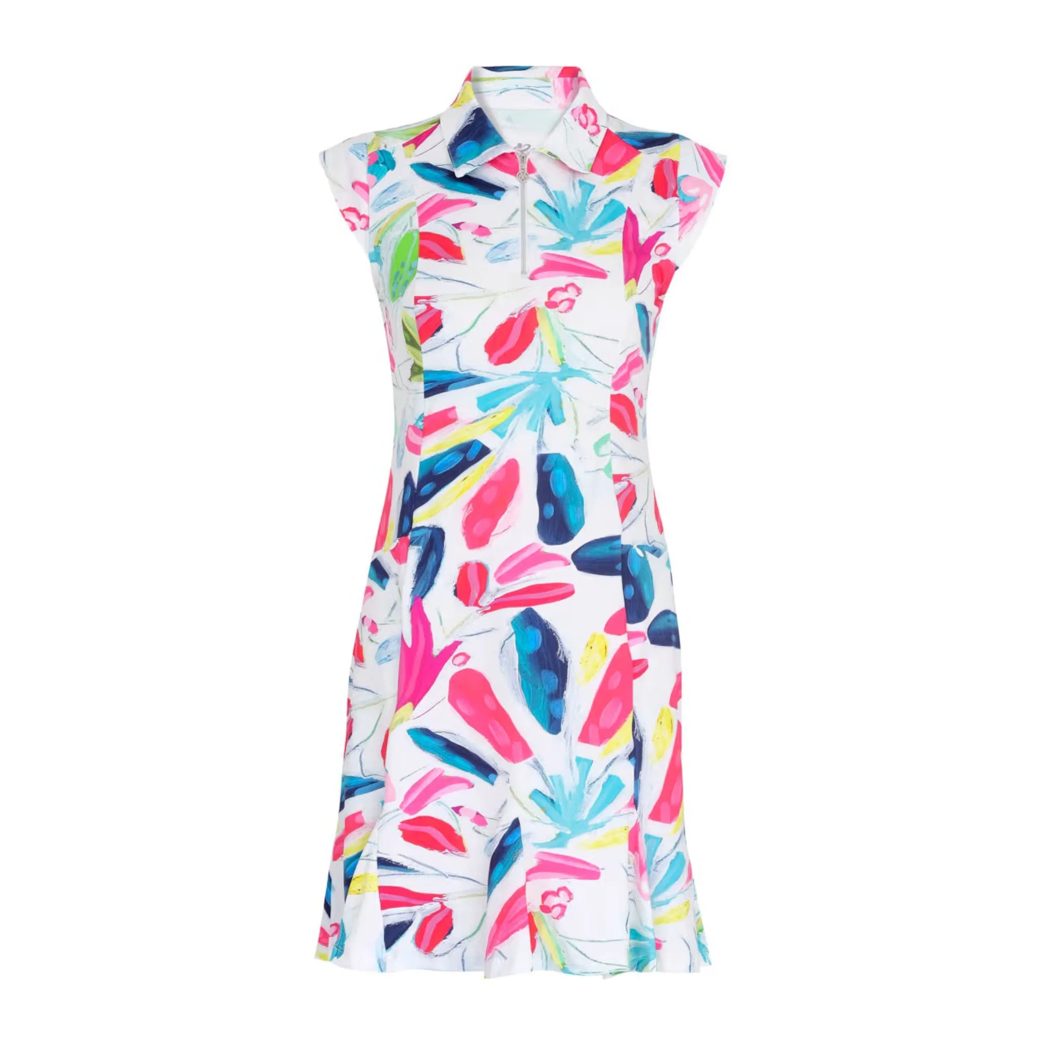 Tropical Trace Sleeveless Dress