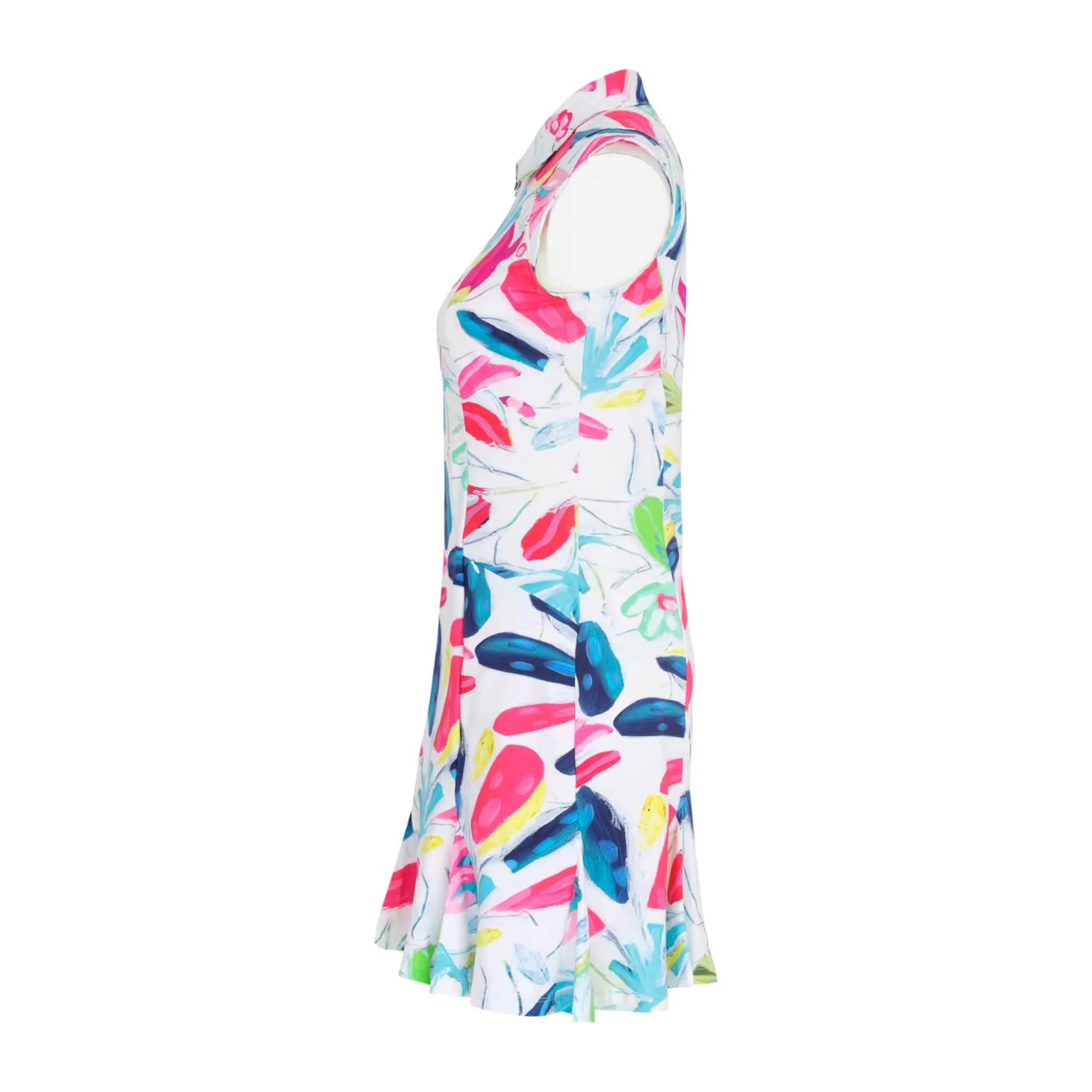 Tropical Trace Sleeveless Dress
