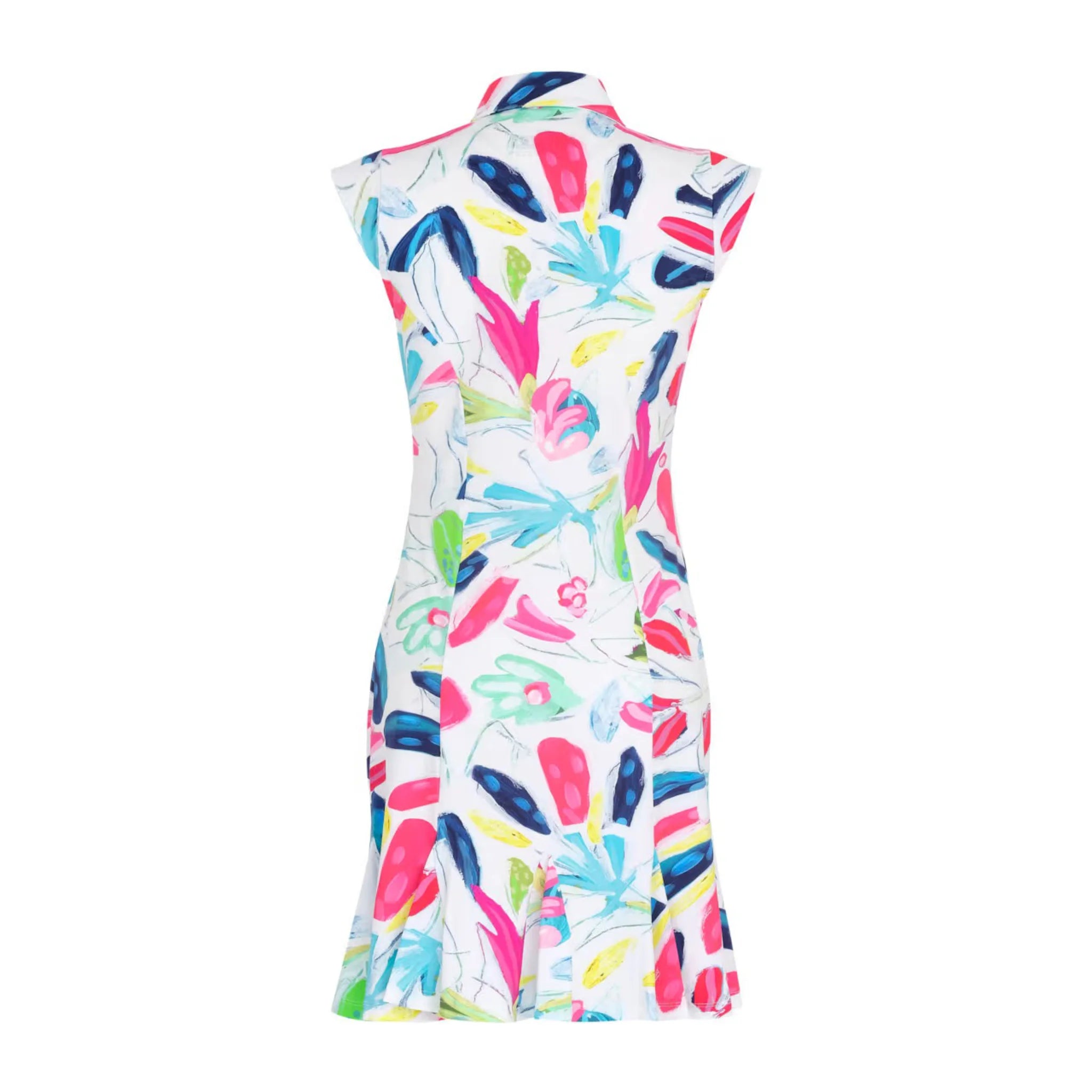 Tropical Trace Sleeveless Dress