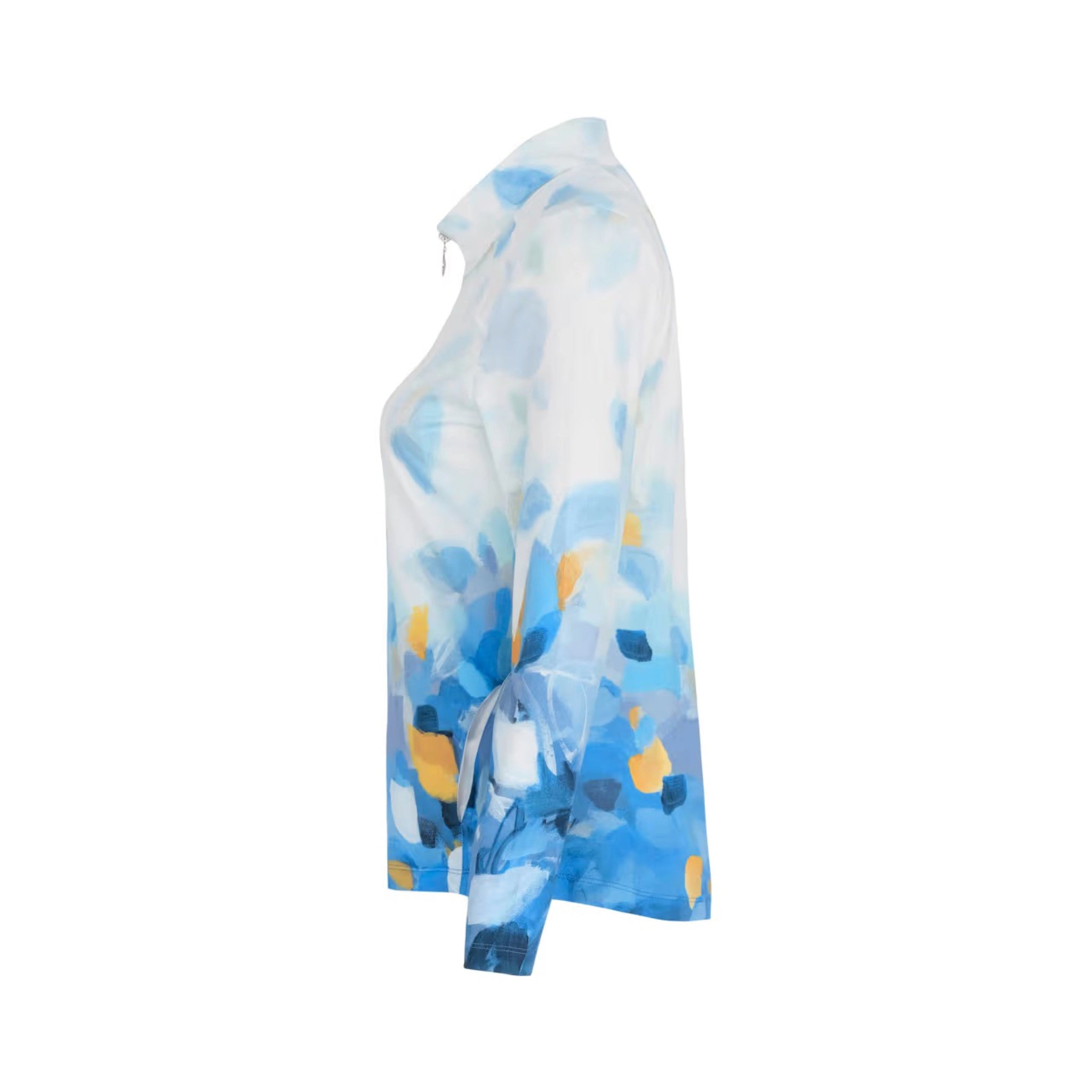 Blue Dreams Knit Zip Jacket