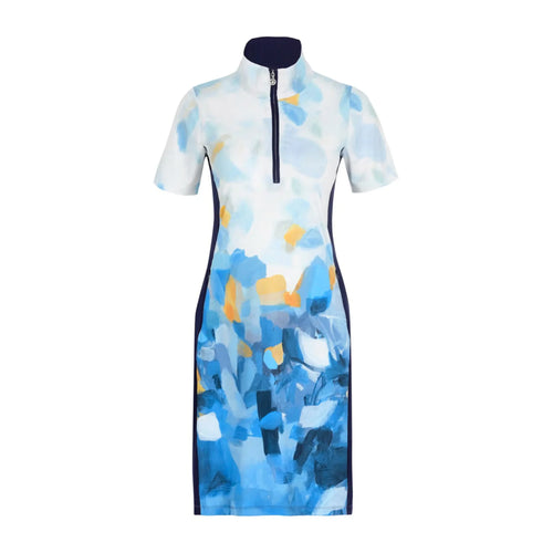Blue Dreams Short Sleeved Dress