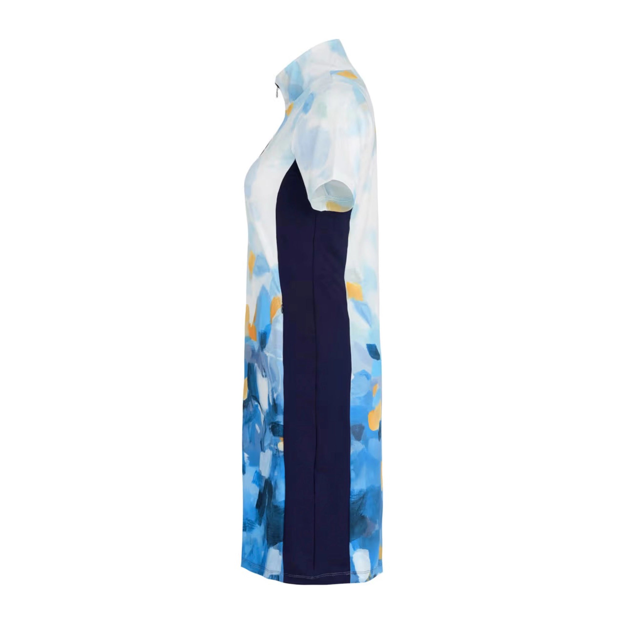 Blue Dreams Short Sleeved Dress