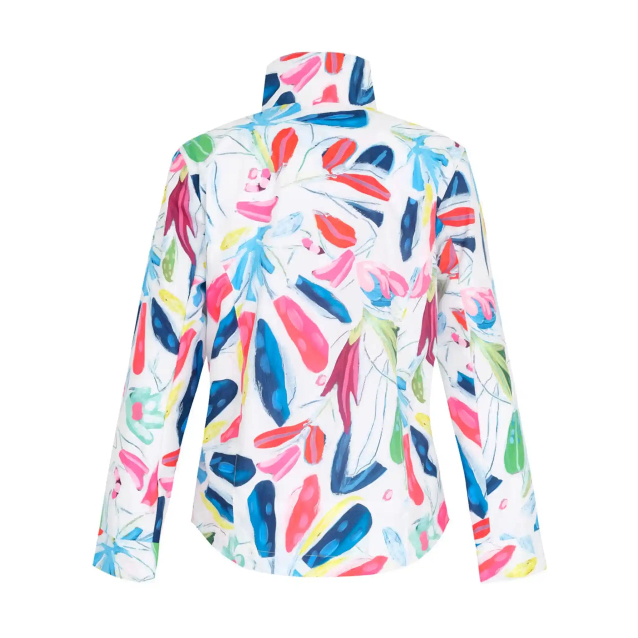 Women's Waterproof Tropical Trace Rain Jacket