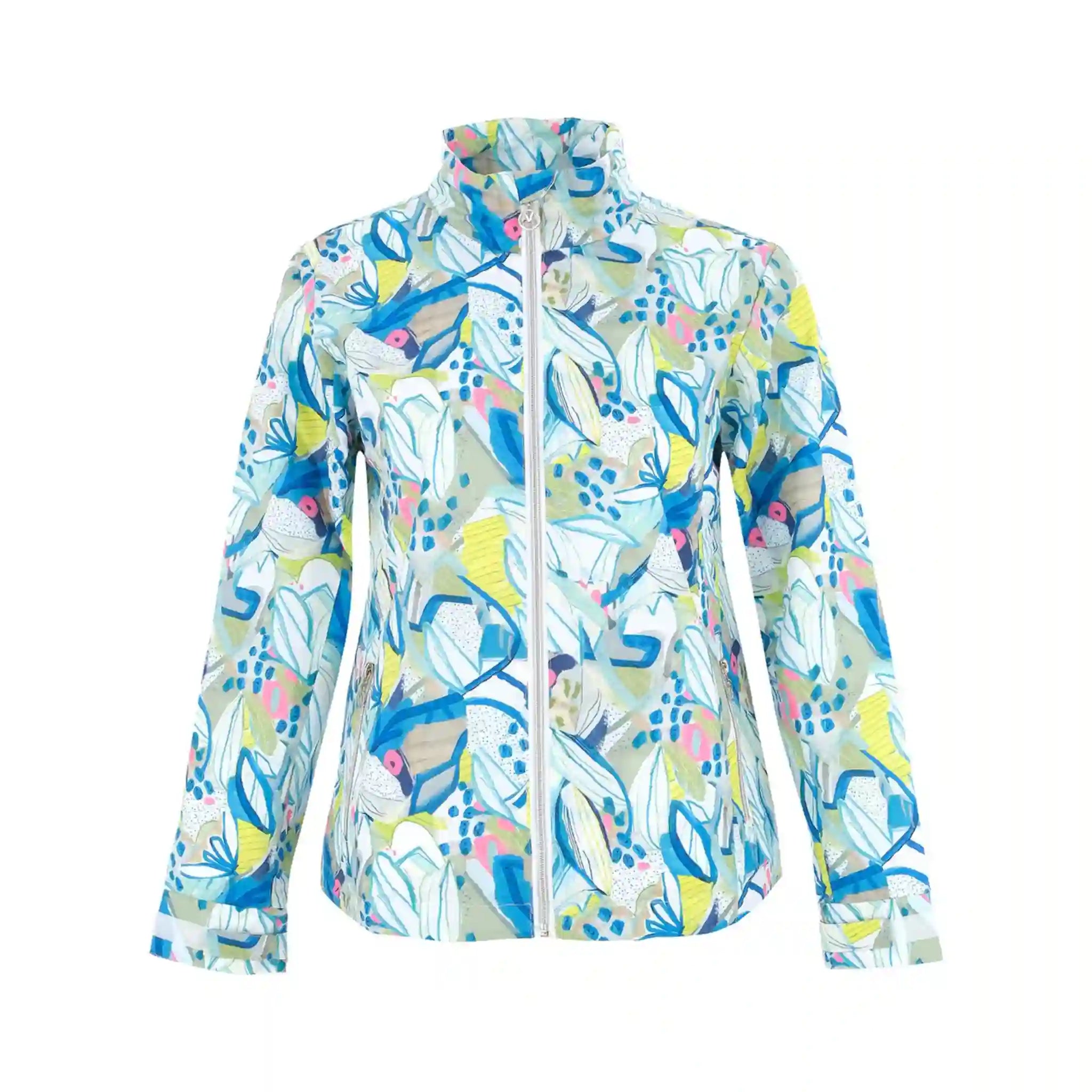 Women's Multi-Coloured Waterproof Jacket