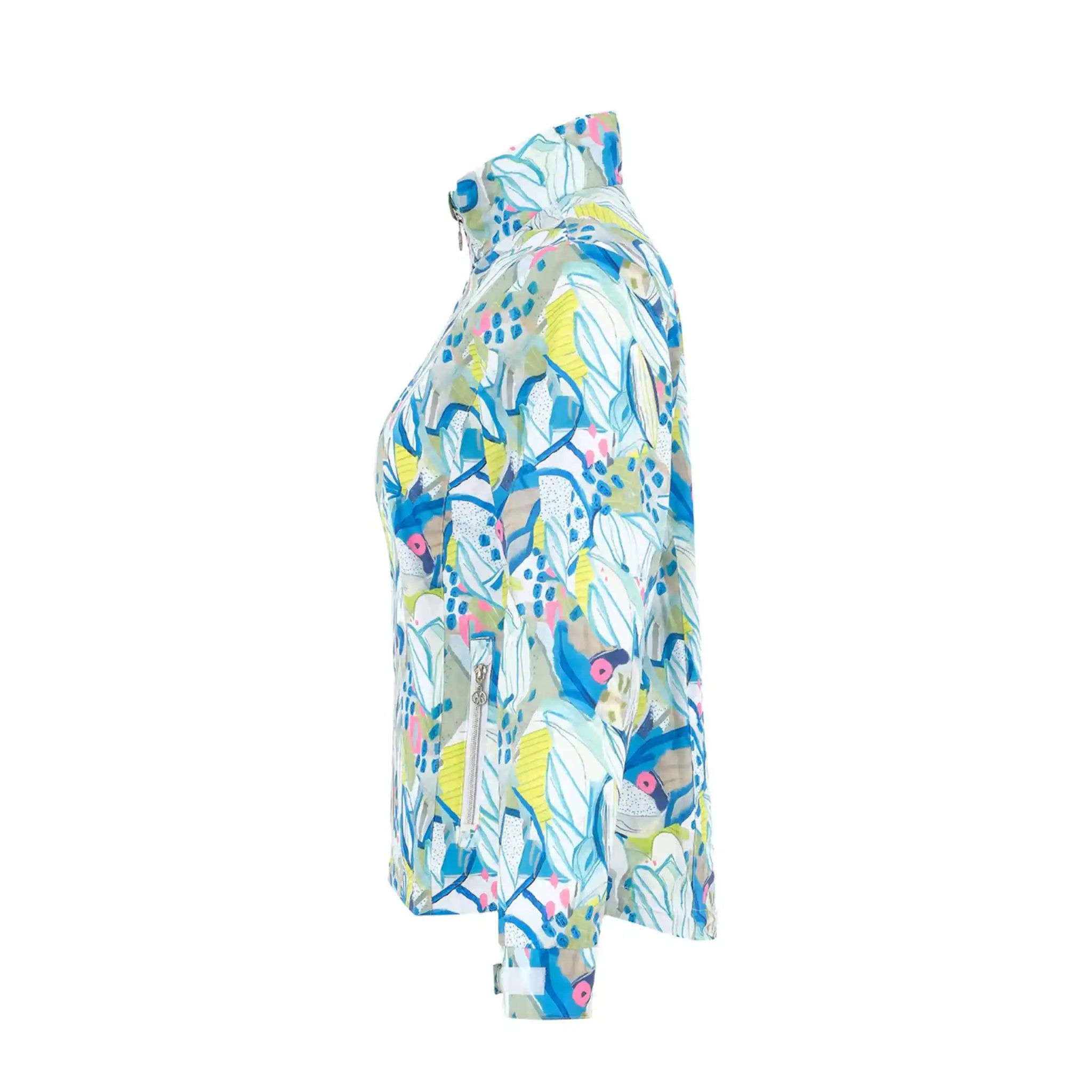 Women's Multi-Coloured Waterproof Jacket