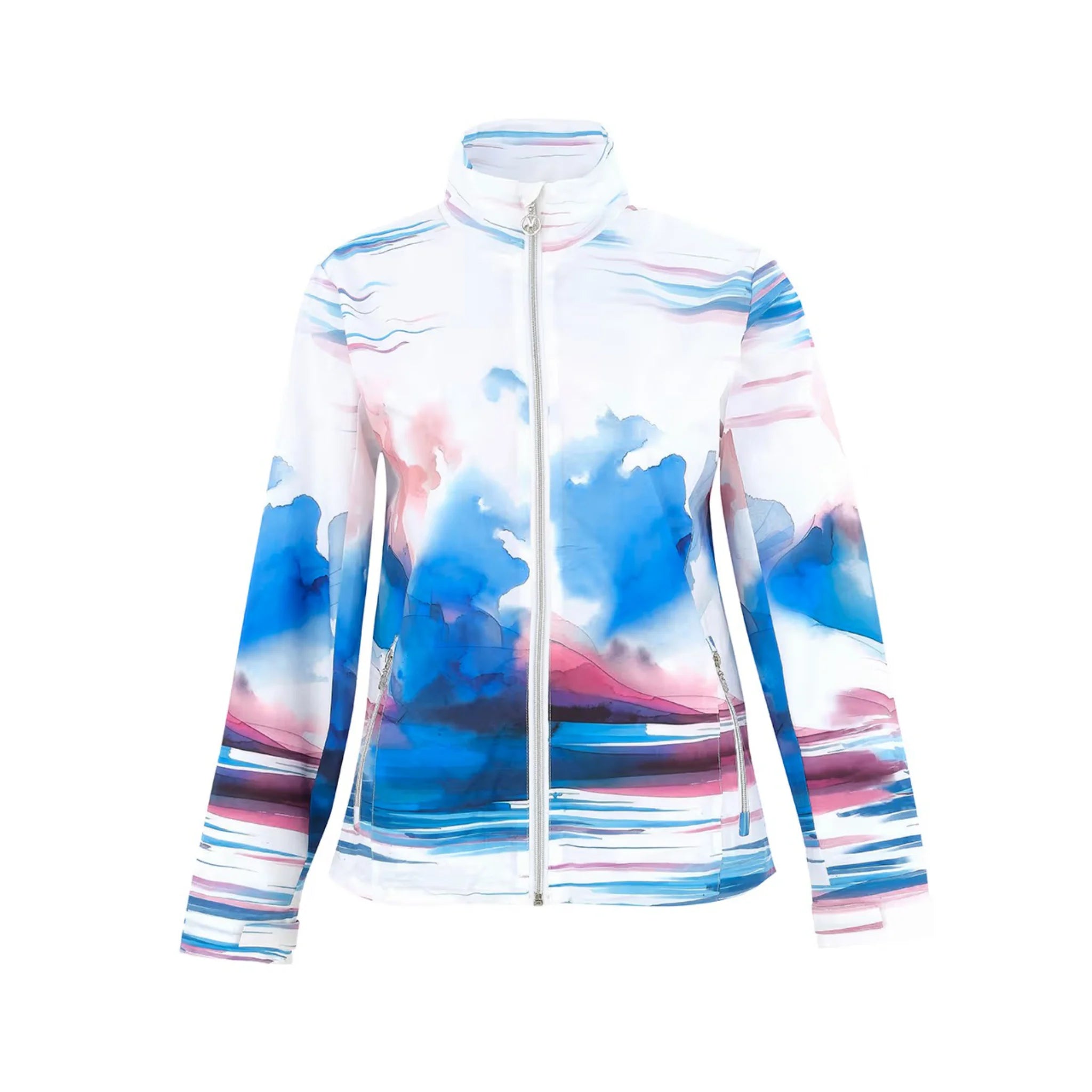 Vision Women's Multi-Coloured Waterproof Rain Jacket