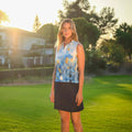 Blue Dreams Sleeveless Top