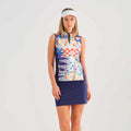 Blue Road Sleeveless Top