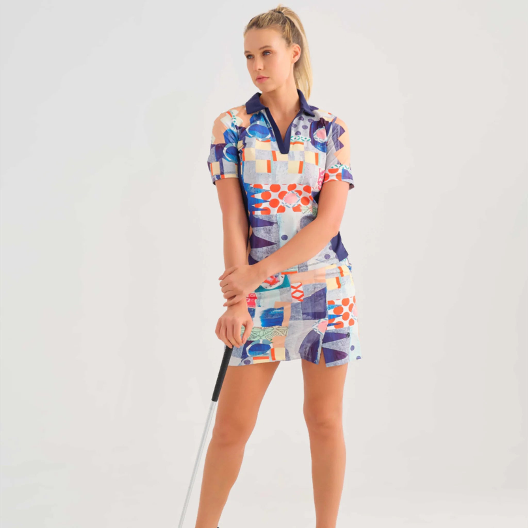 Blue Road Short Sleeved Top