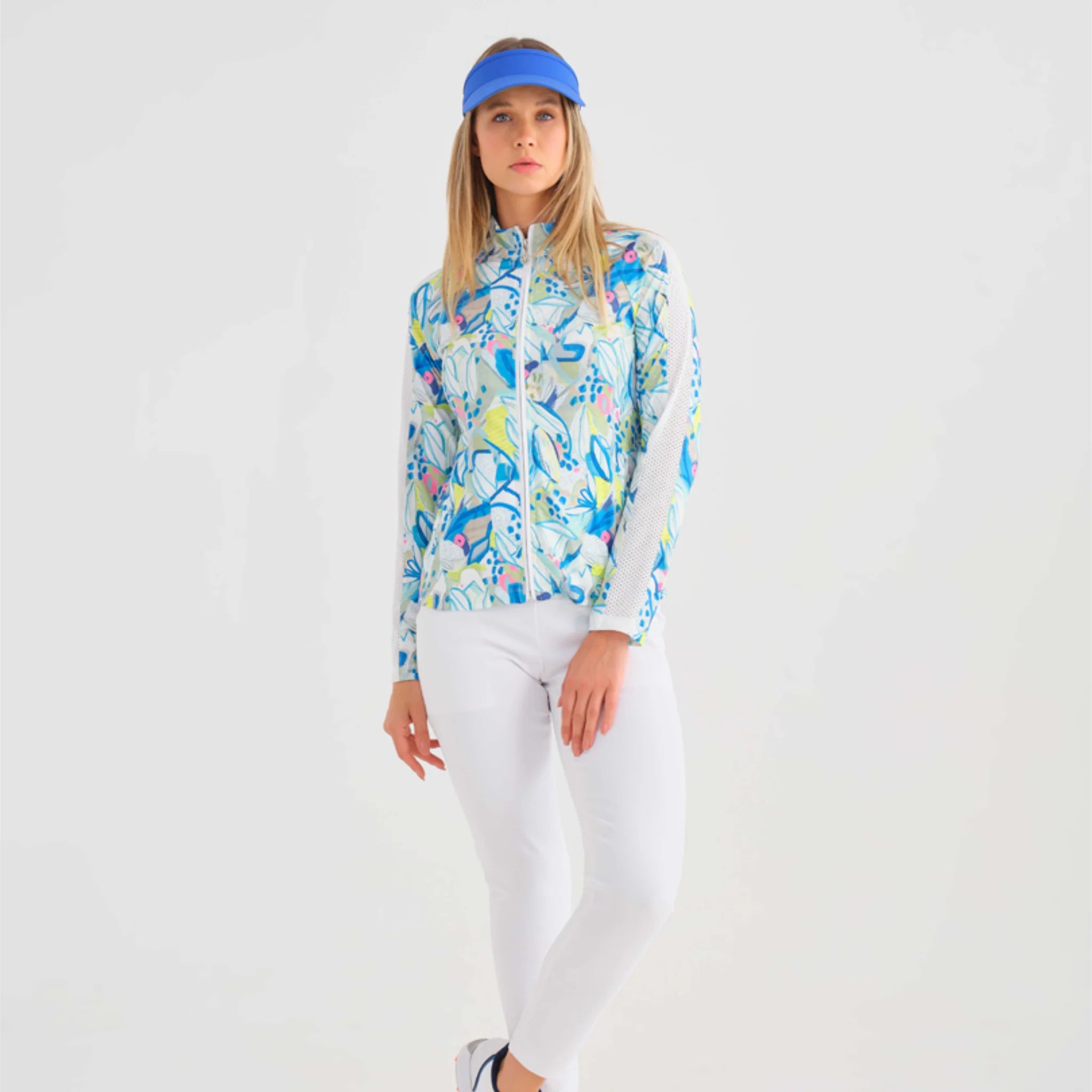 Hint of Spring Long Sleeved Zip Jacket