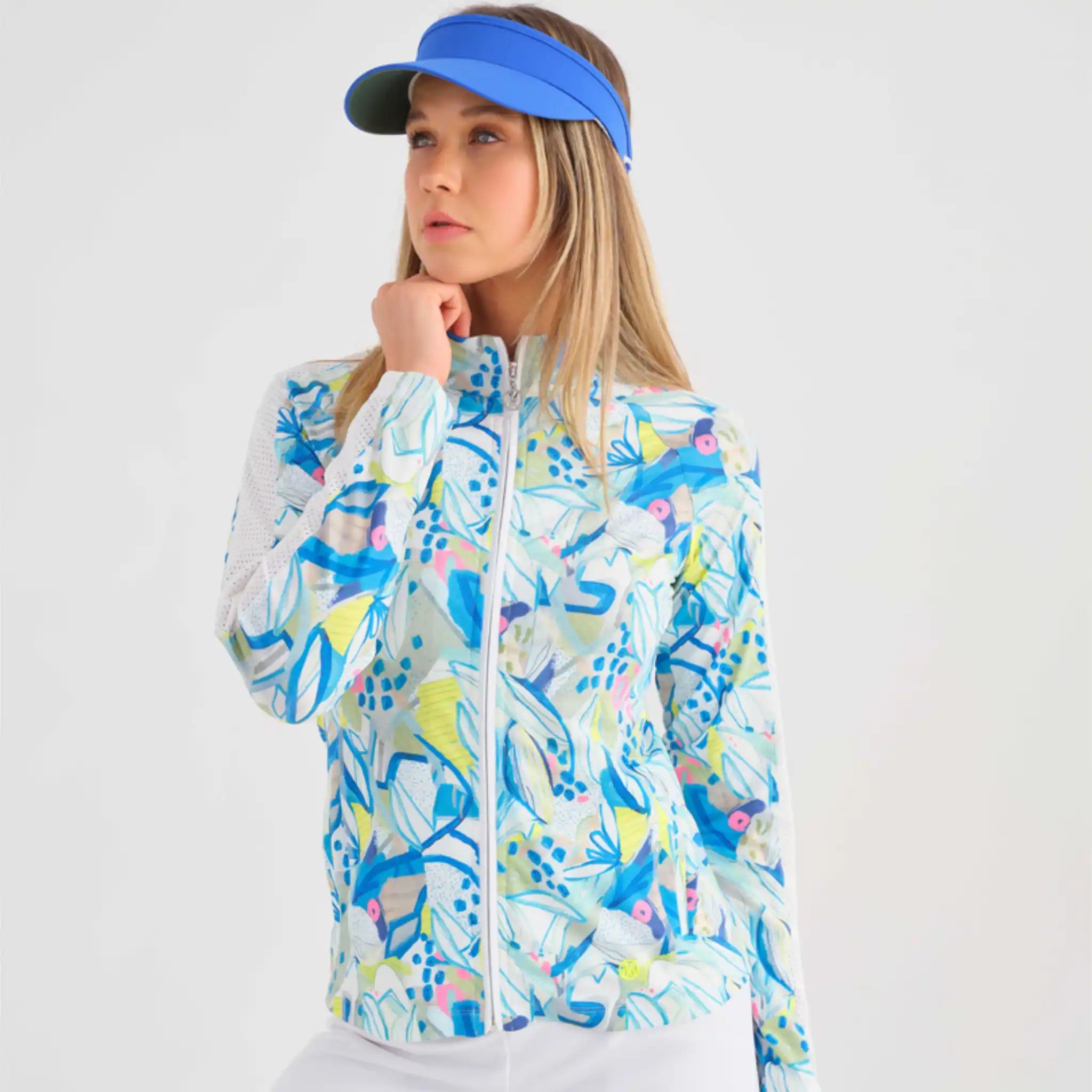 Hint of Spring Long Sleeved Zip Jacket
