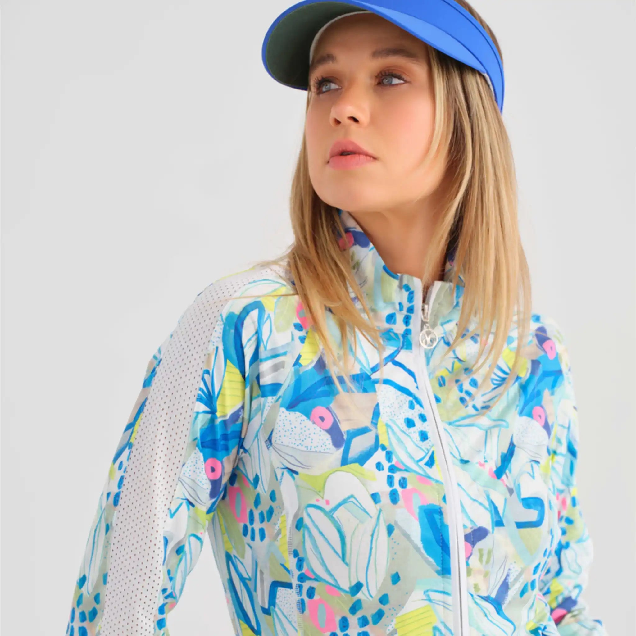Hint of Spring Long Sleeved Zip Jacket