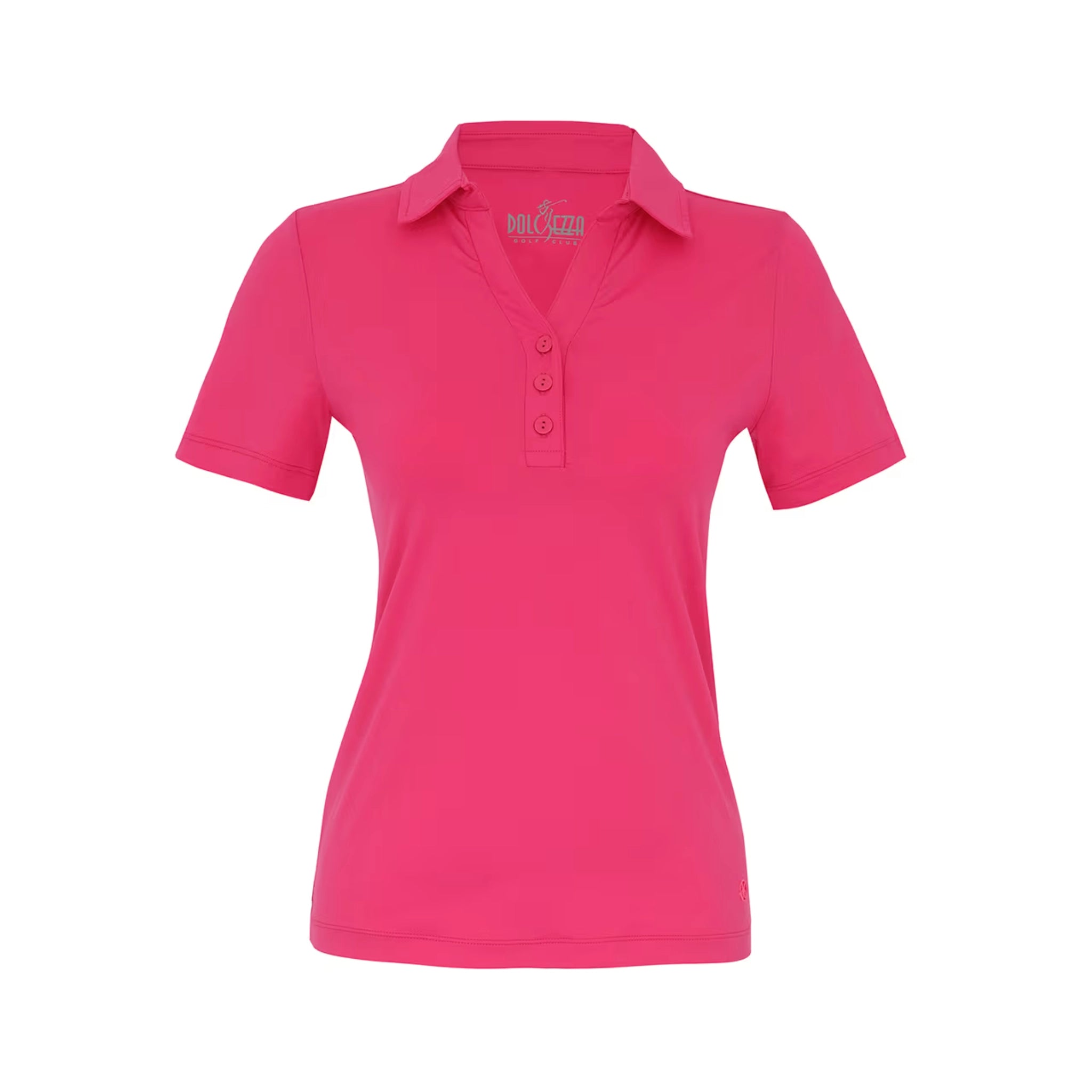 Basics Fuchsia V-Neck Top