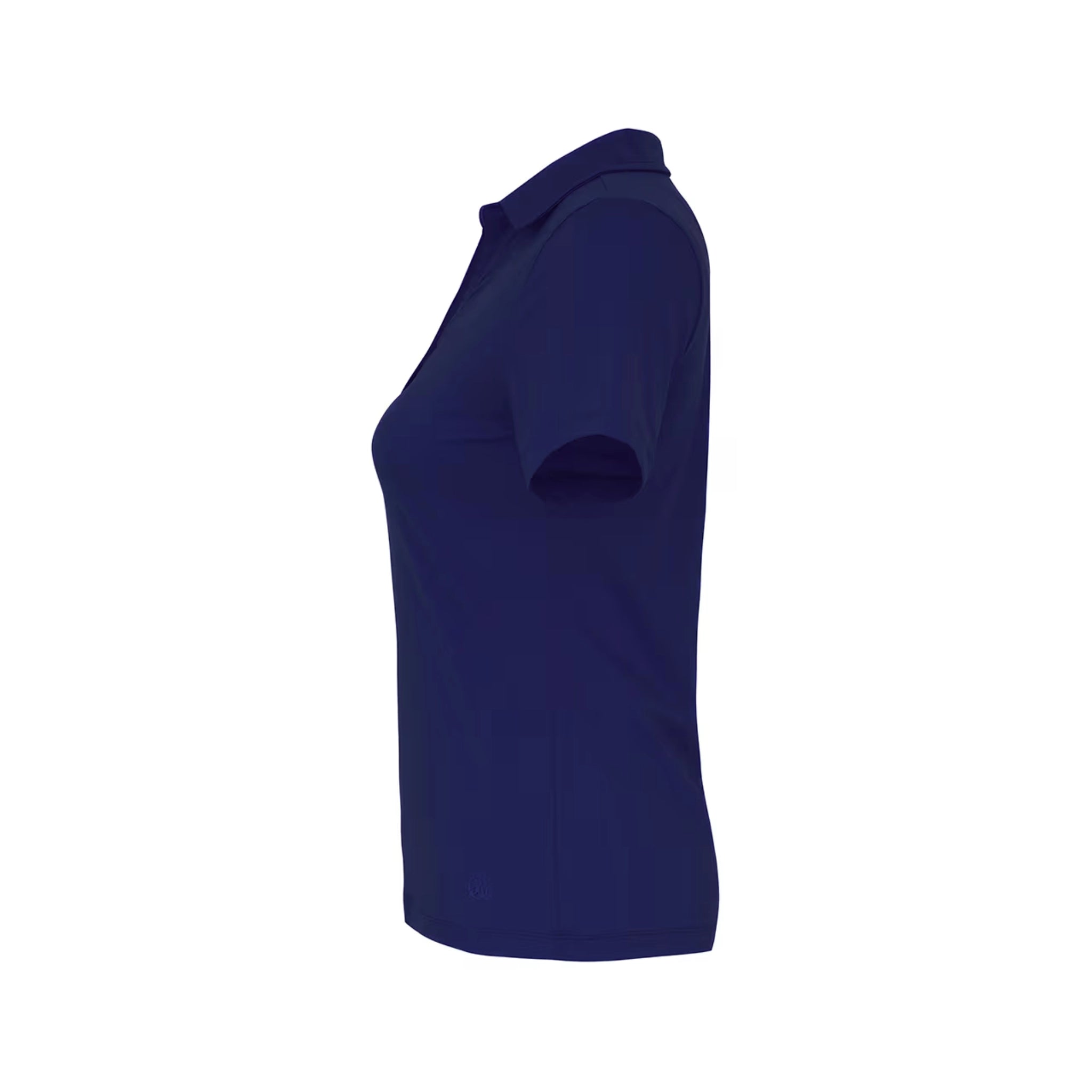 Navy Short Sleeve V-Neck Top