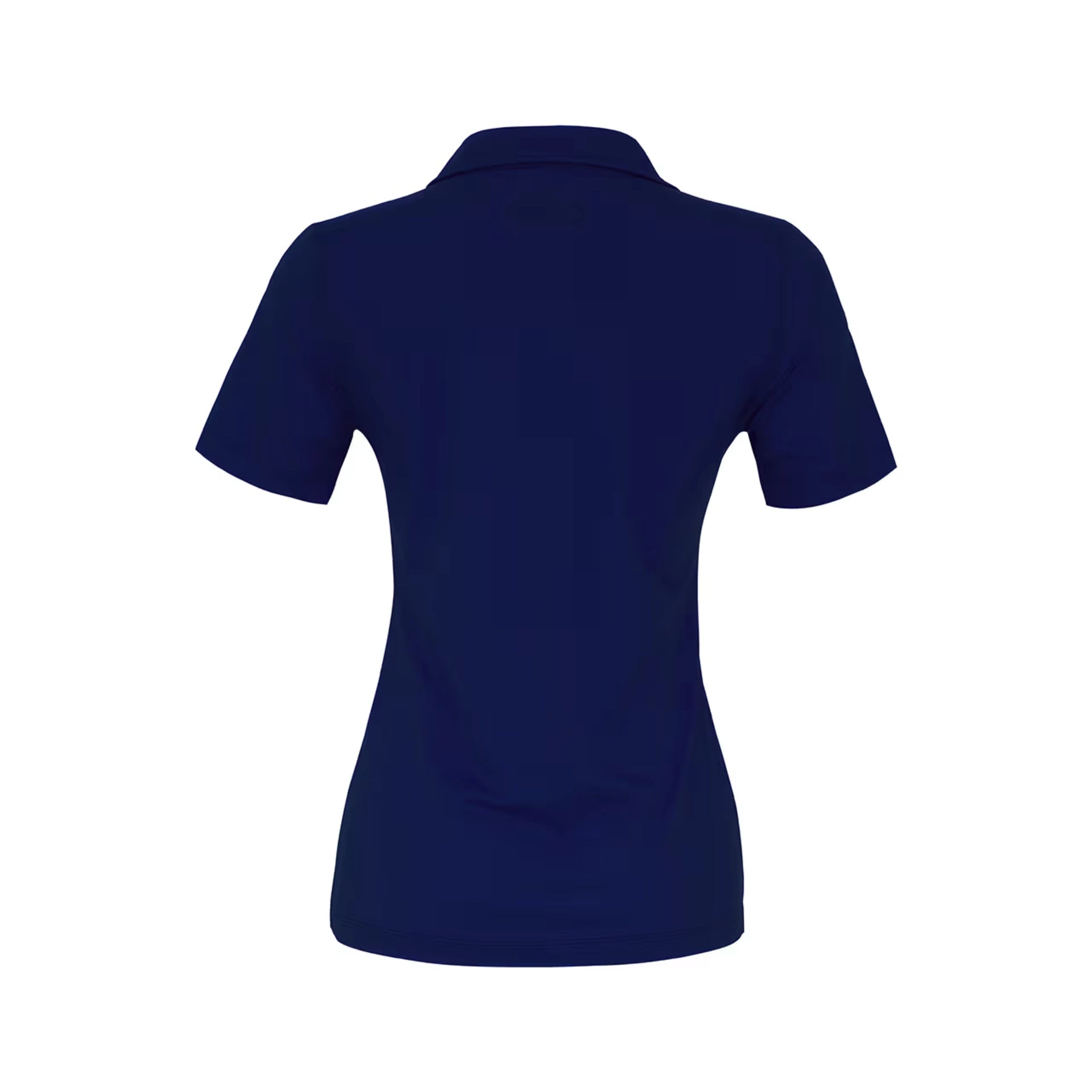 Navy Short Sleeve V-Neck Top