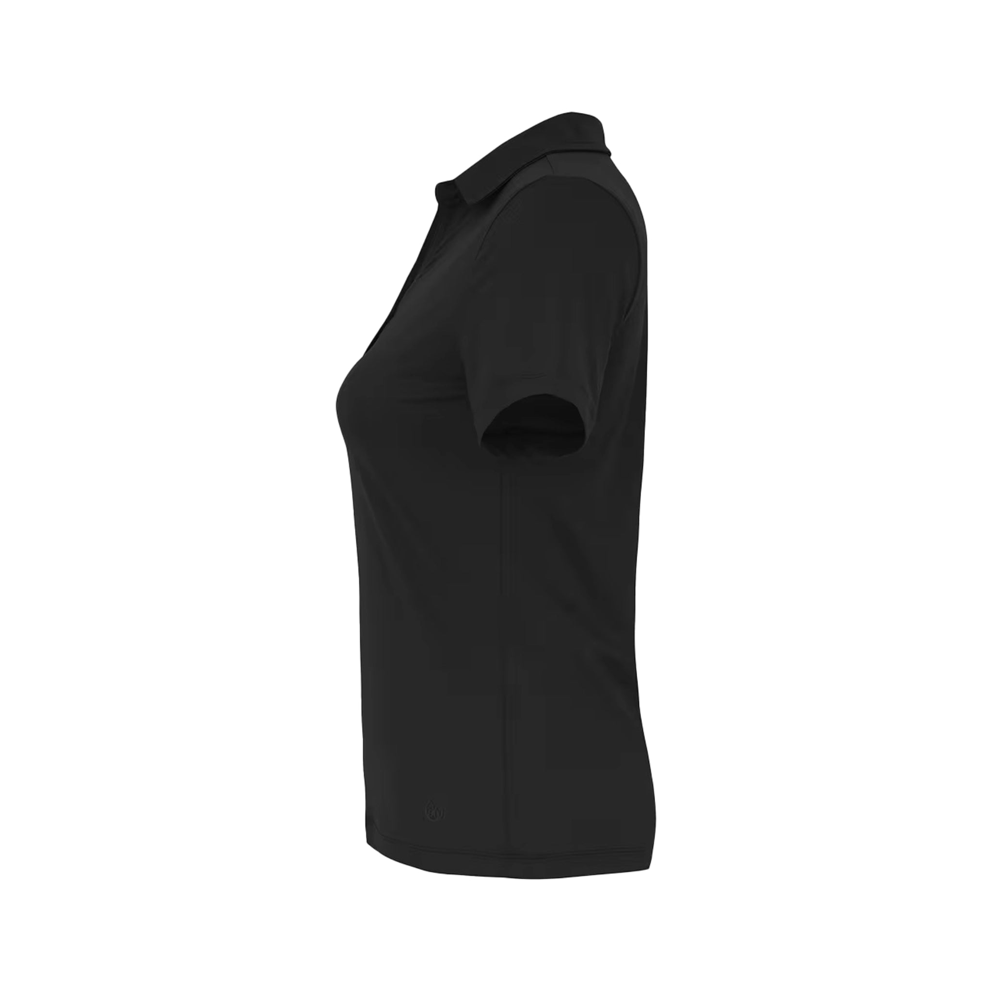 Black Short Sleeve V-Neck Top