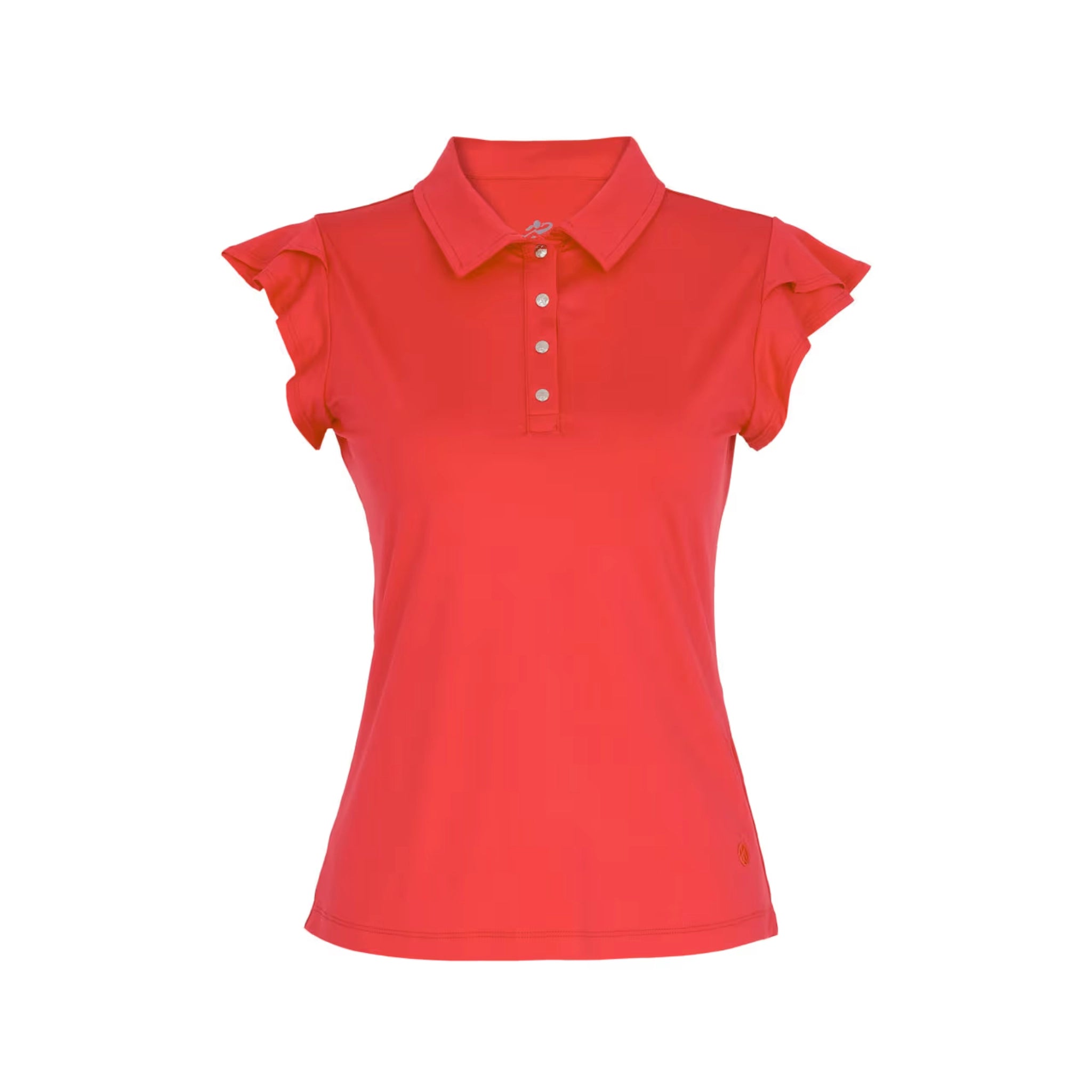 Frill Sleeve Red Top