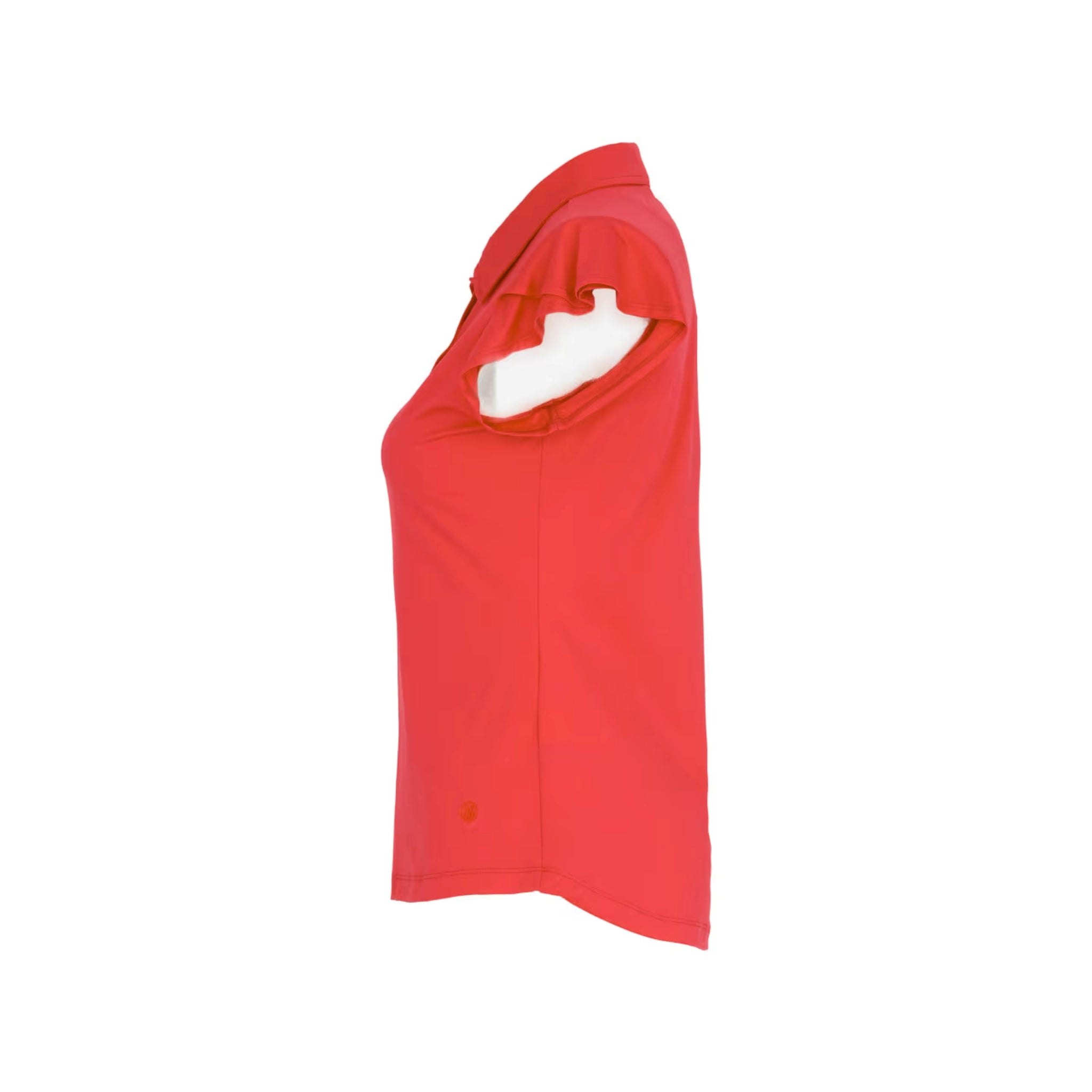Frill Sleeve Red Top