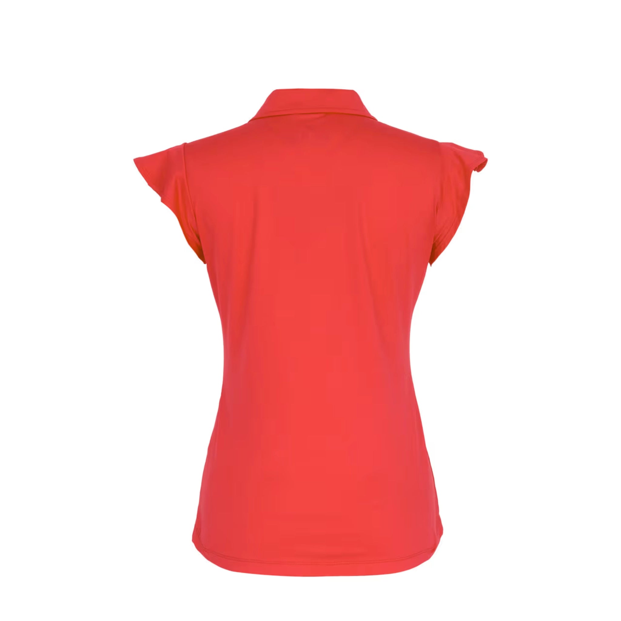 Frill Sleeve Red Top