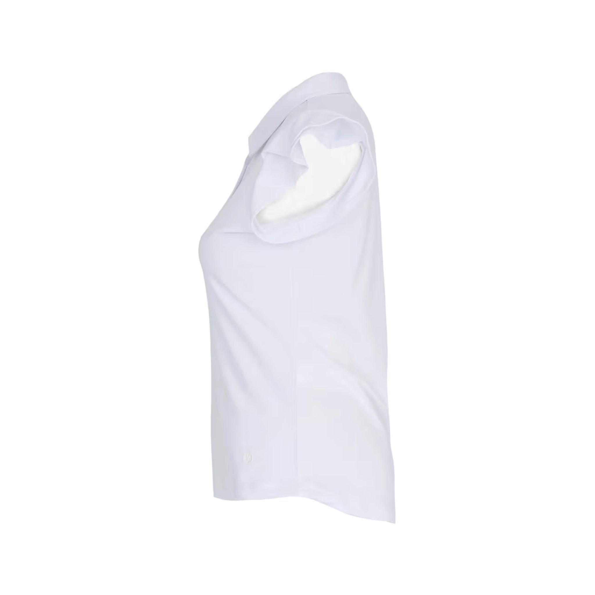 Ruffle Sleeve White Top