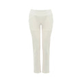 White Full Length Pull-On Trousers