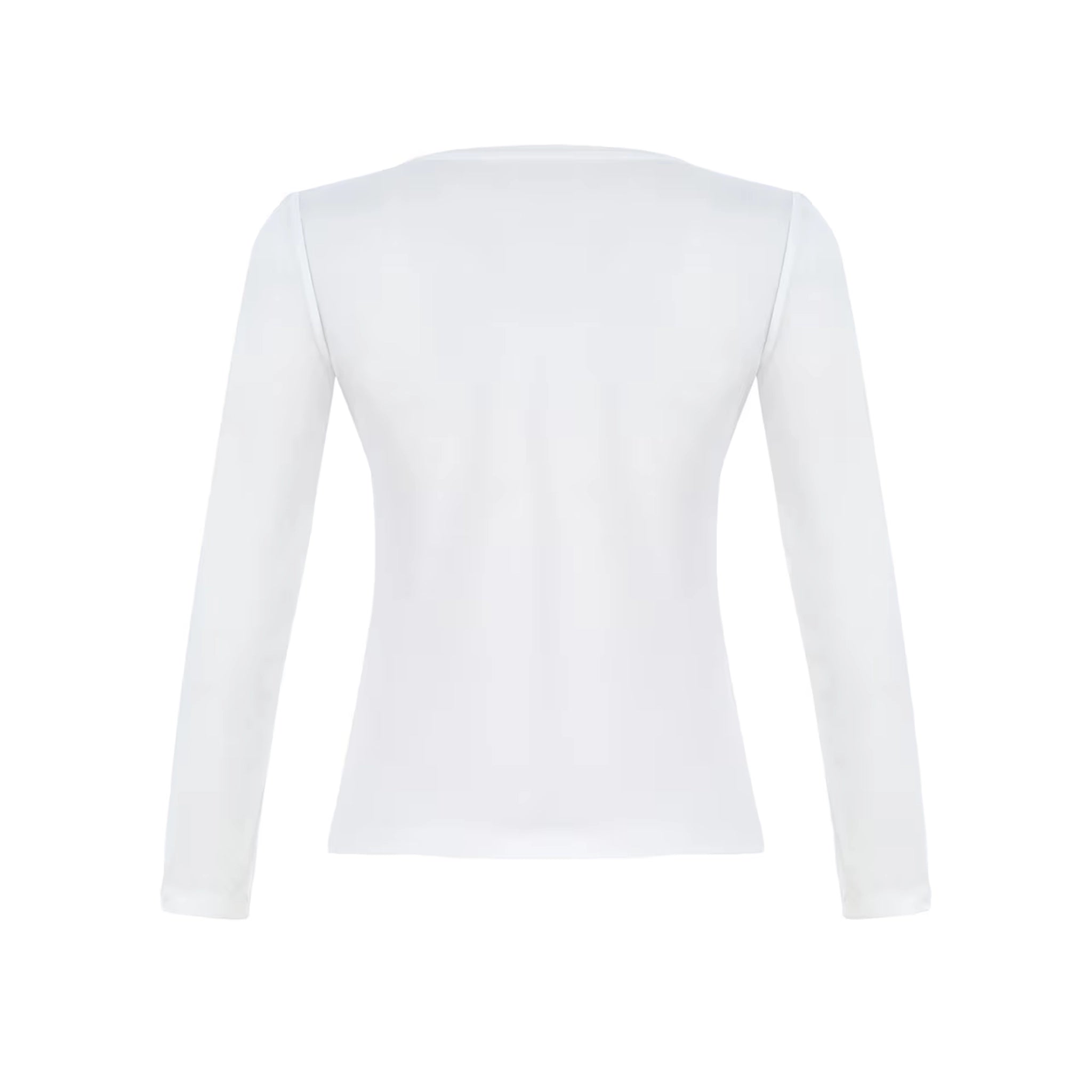White Long Sleeve Top