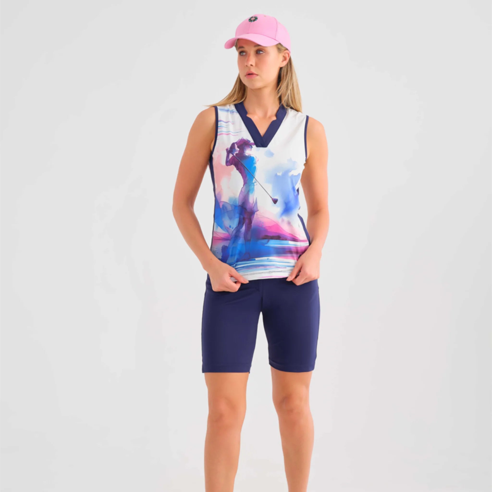 Vision Short Sleeveless Top