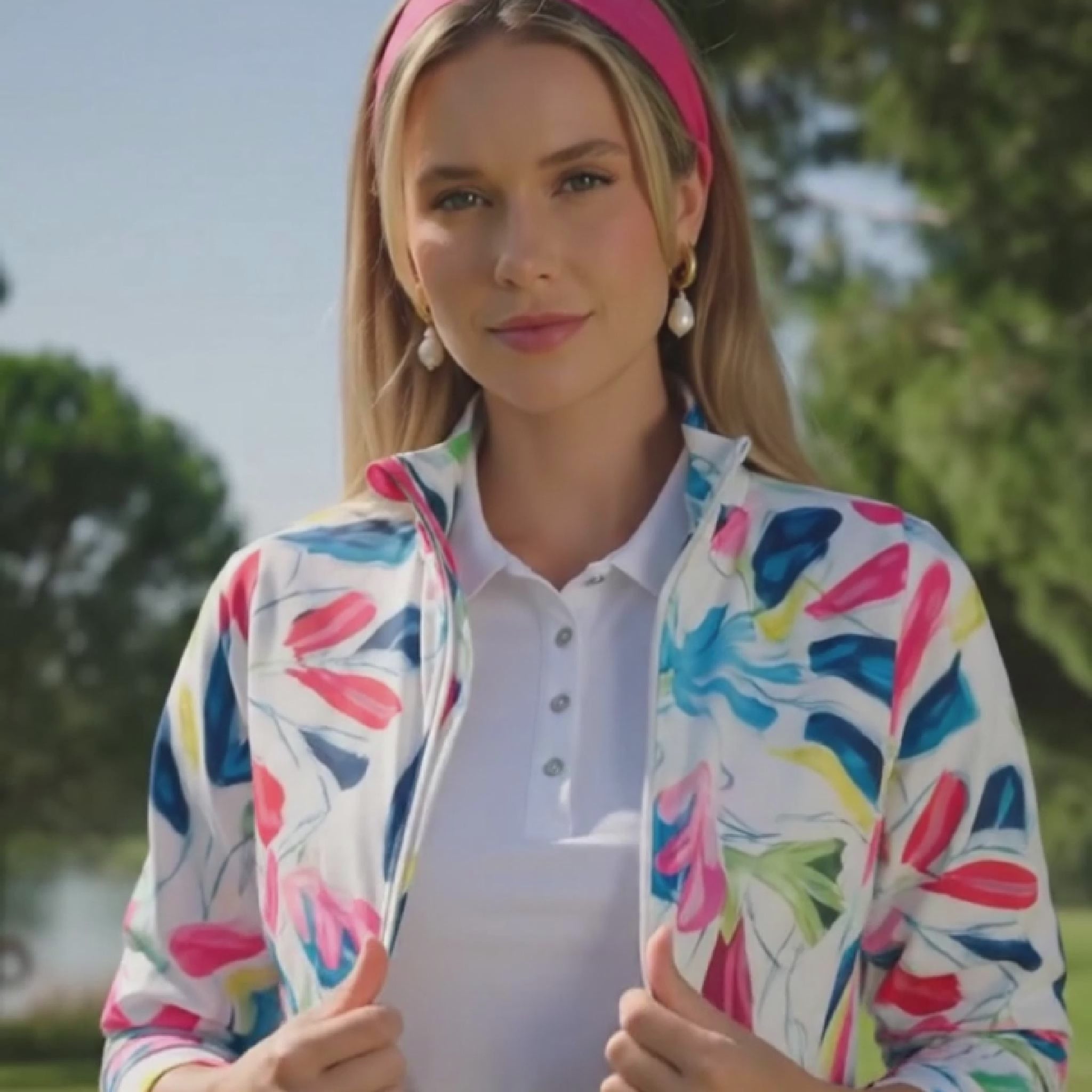 Tropical Trac Long Sleeved Zip Jacket