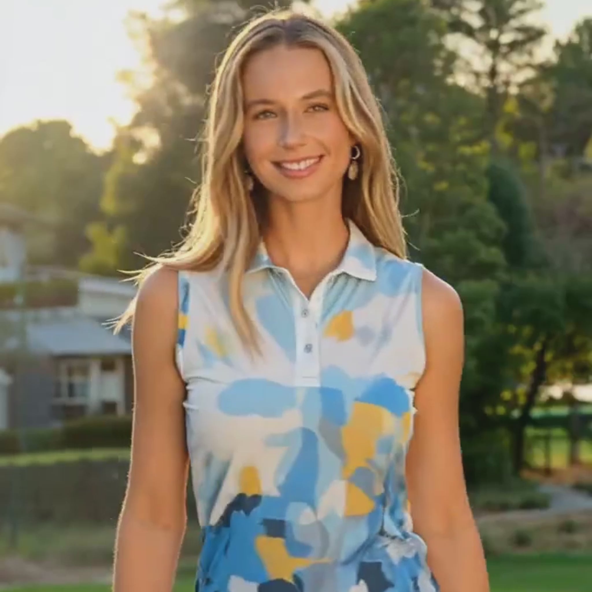 Blue Dreams Sleeveless Top